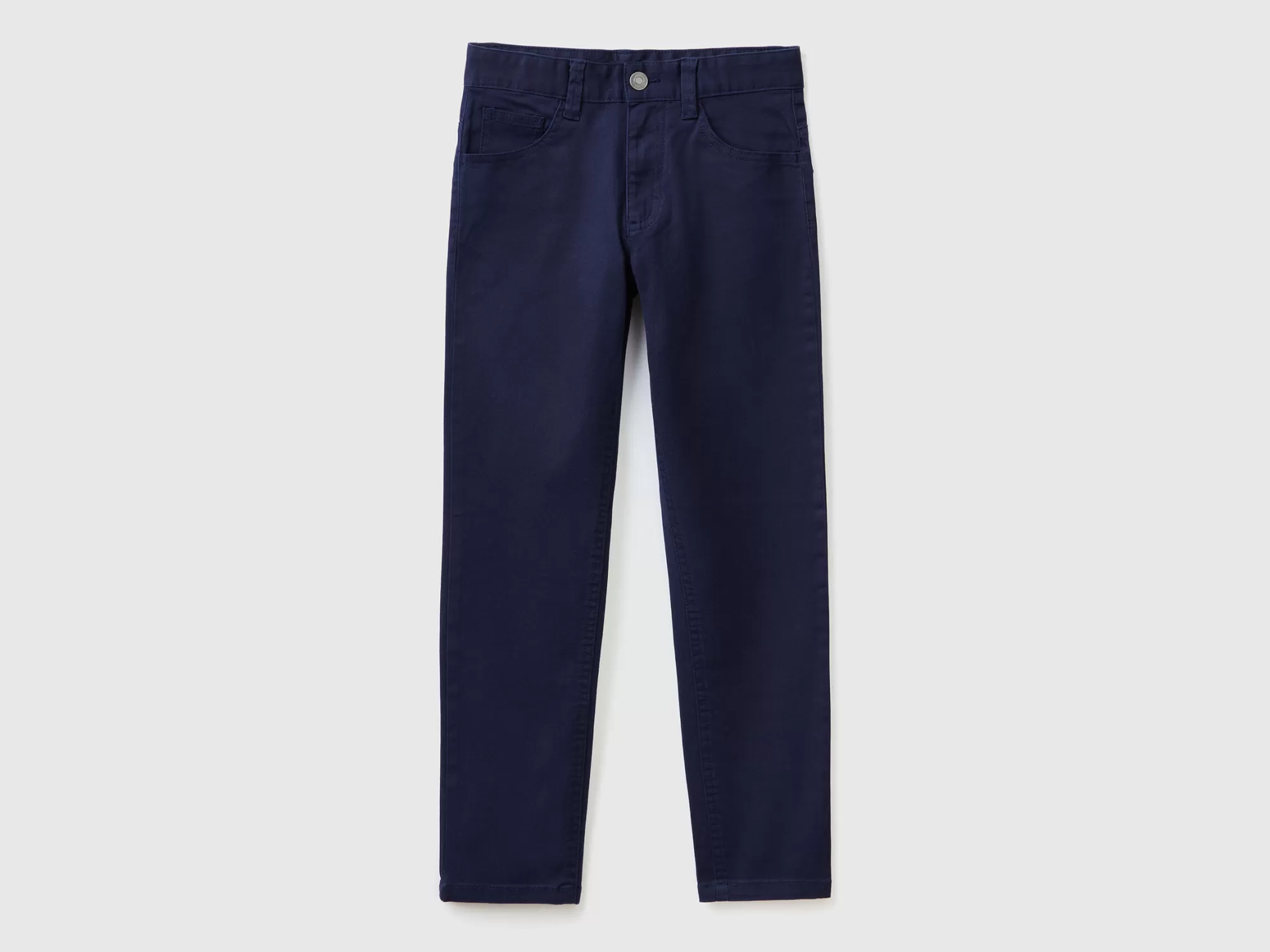 Benetton Pantalon Cenido Con Cinco Bolsillos-Niños Pantalones Y Vaqueros