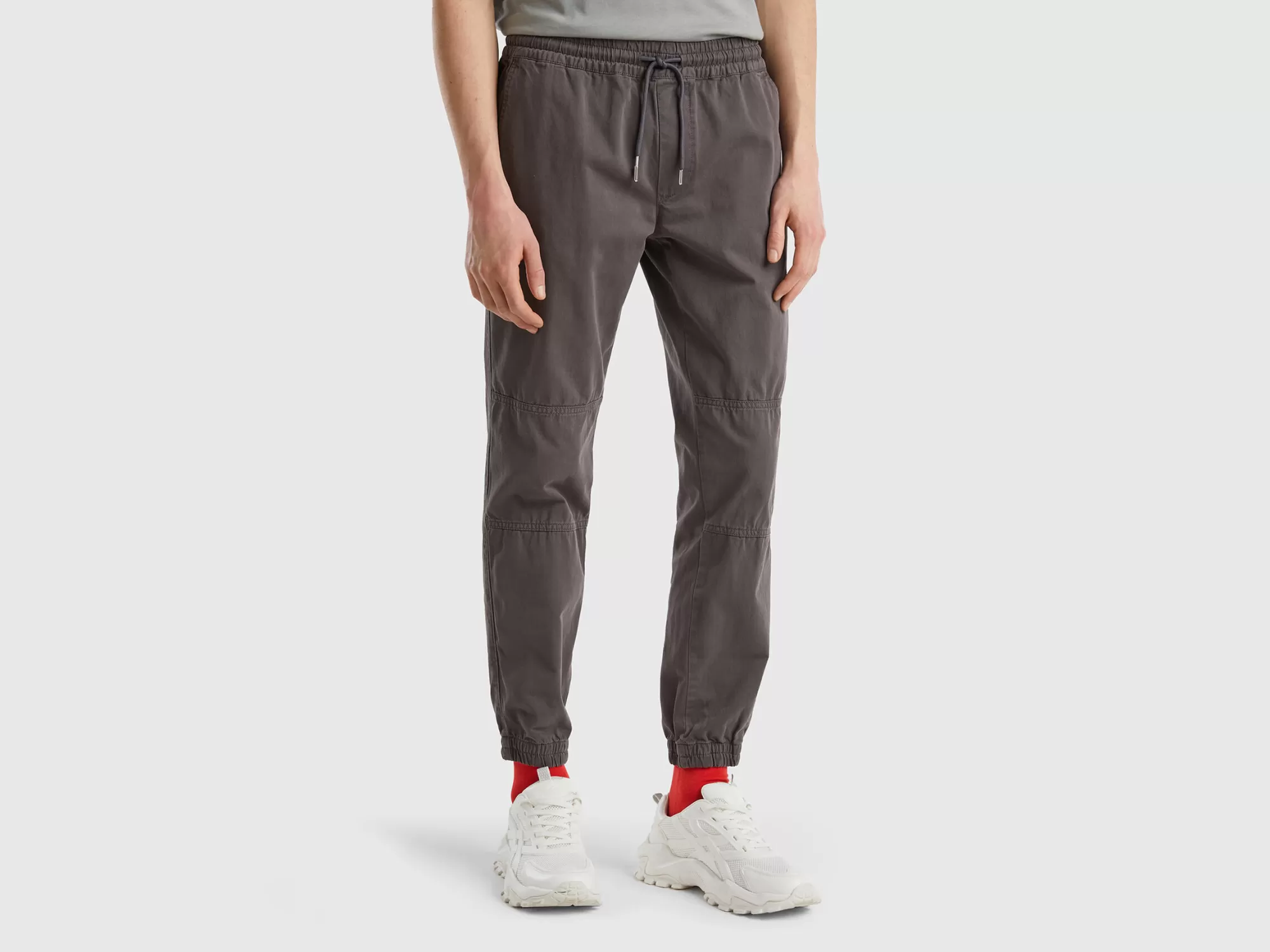 Benetton Pantalon Con Cordon De Ajuste-Hombre Pantalones Y Chinos