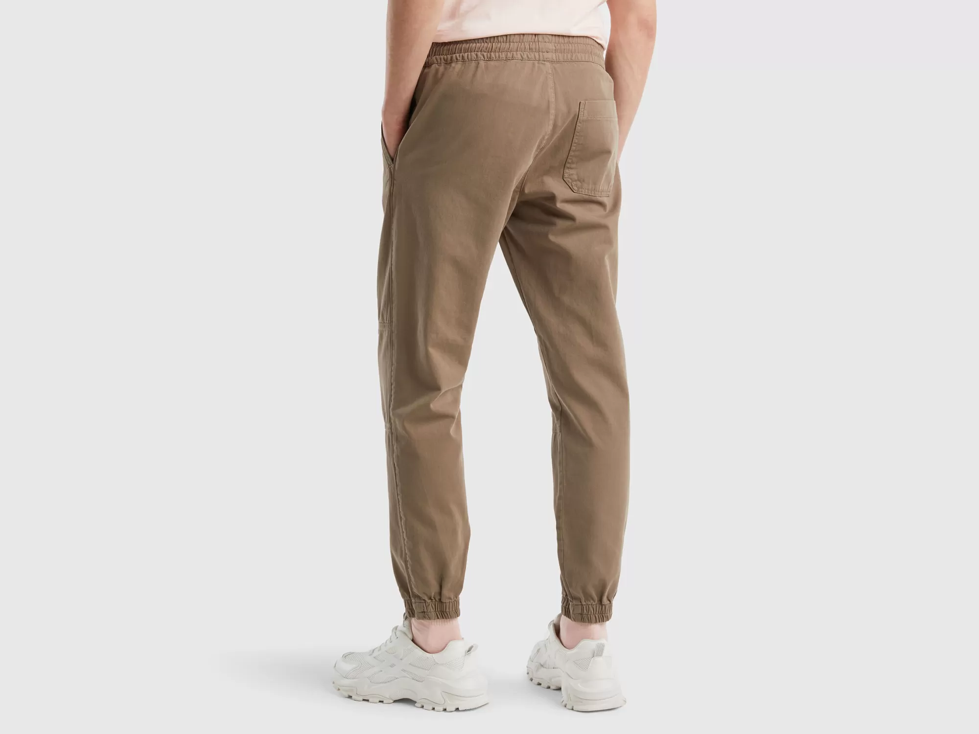 Benetton Pantalon Con Cordon De Ajuste-Hombre Pantalones Y Chinos