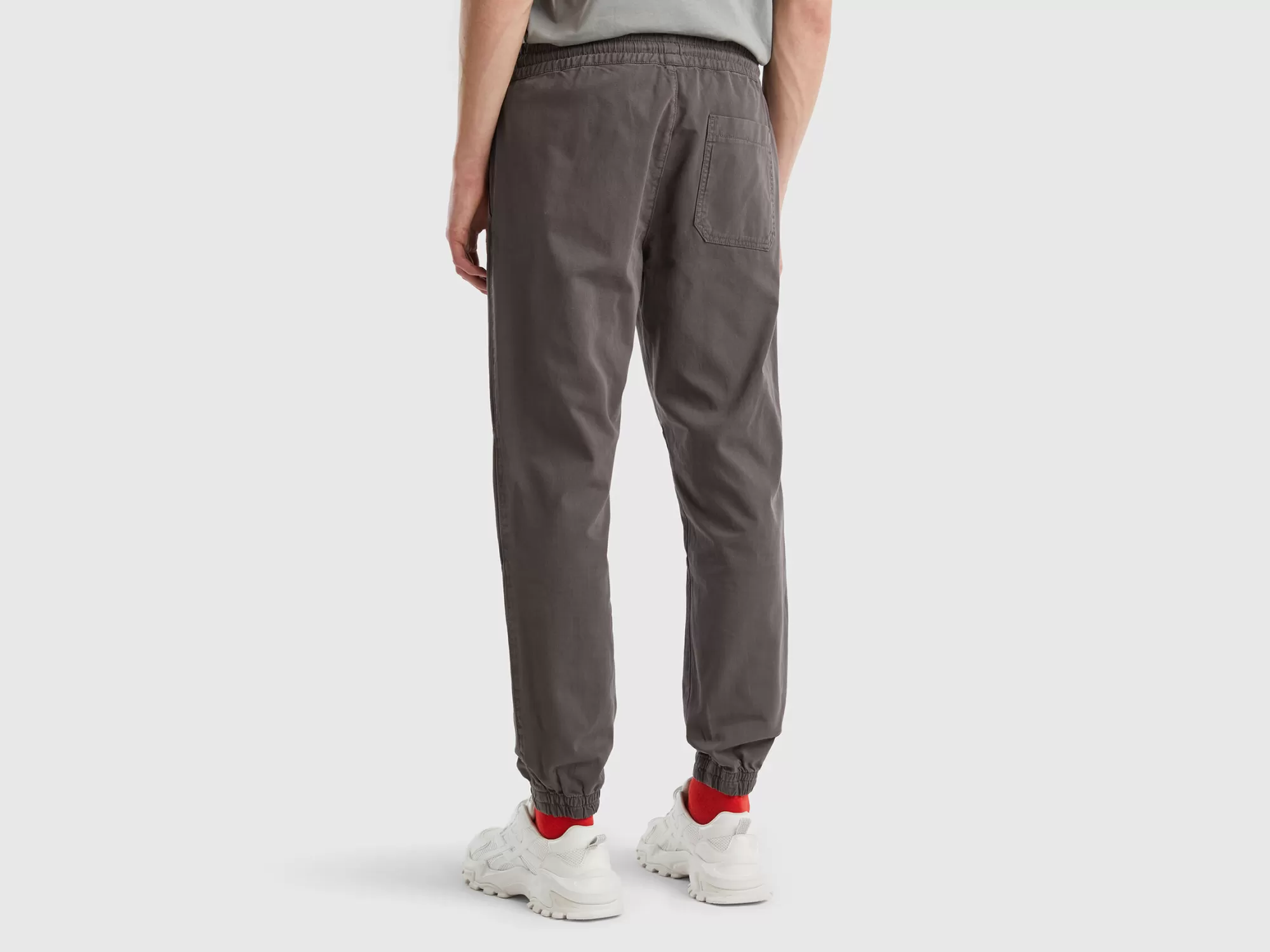 Benetton Pantalon Con Cordon De Ajuste-Hombre Pantalones Y Chinos