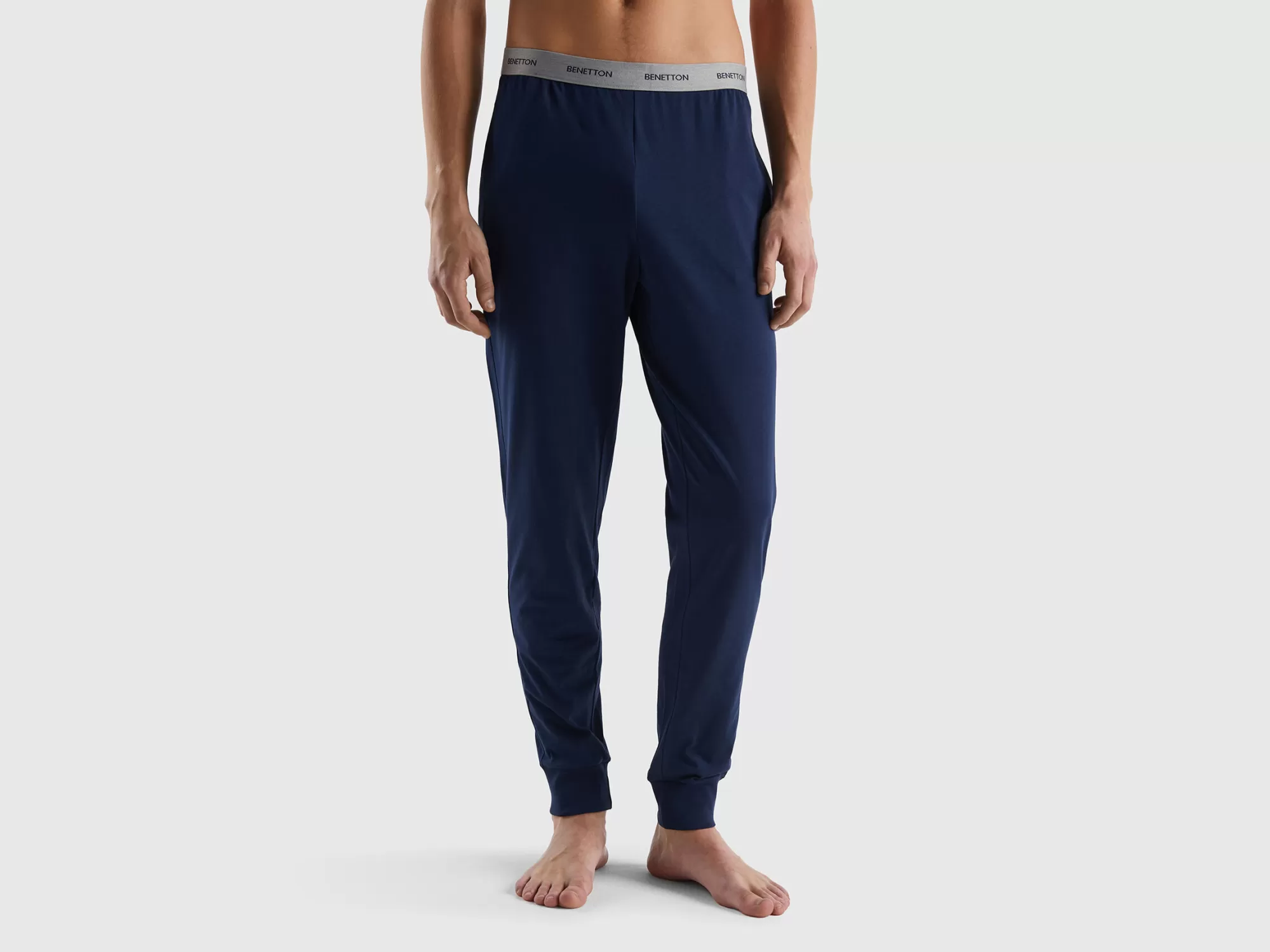 Benetton Pantalon Con Elastico Con Logotipo-Hombre Ropa Interior Y Pijamas