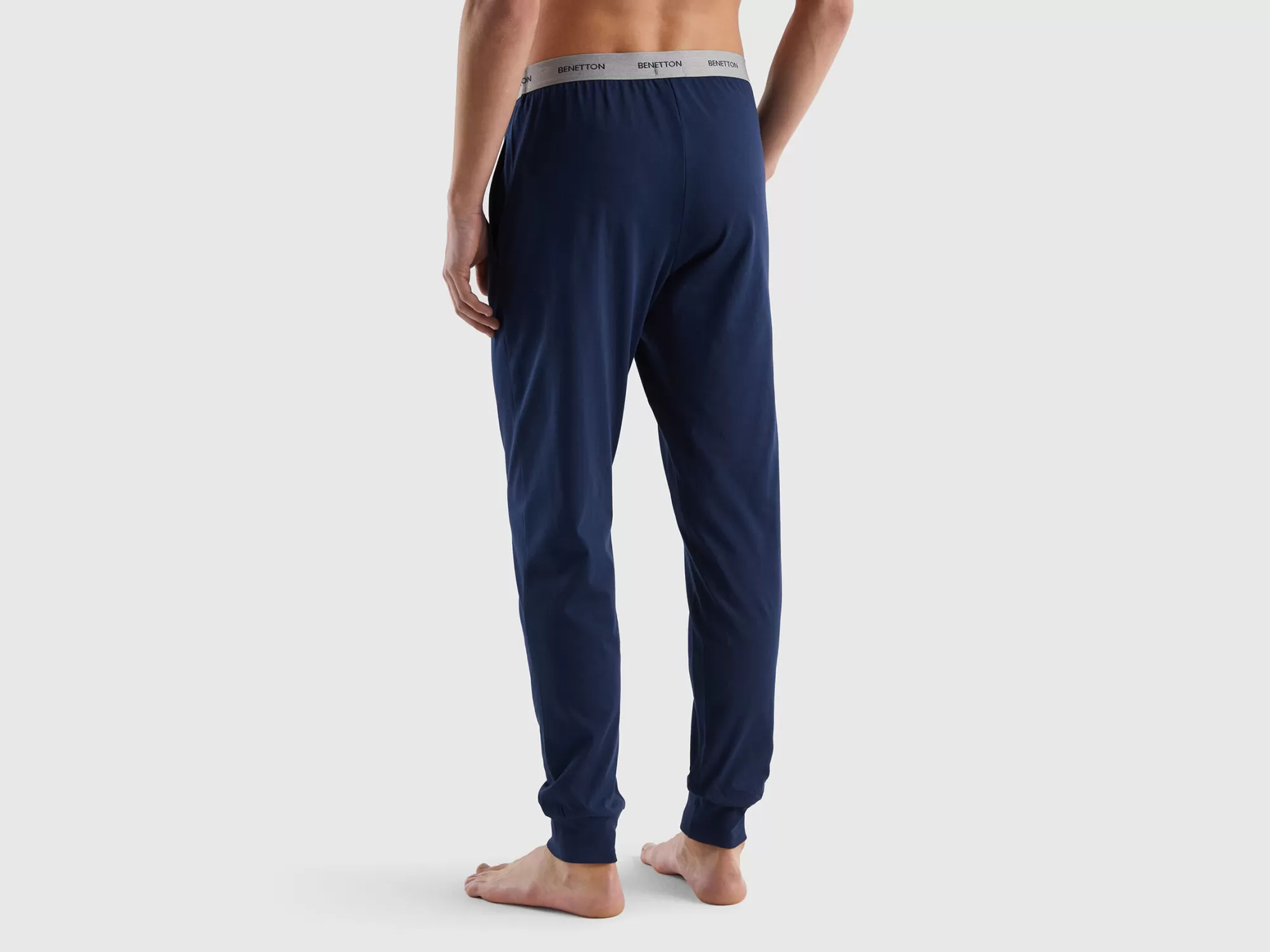 Benetton Pantalon Con Elastico Con Logotipo-Hombre Ropa Interior Y Pijamas