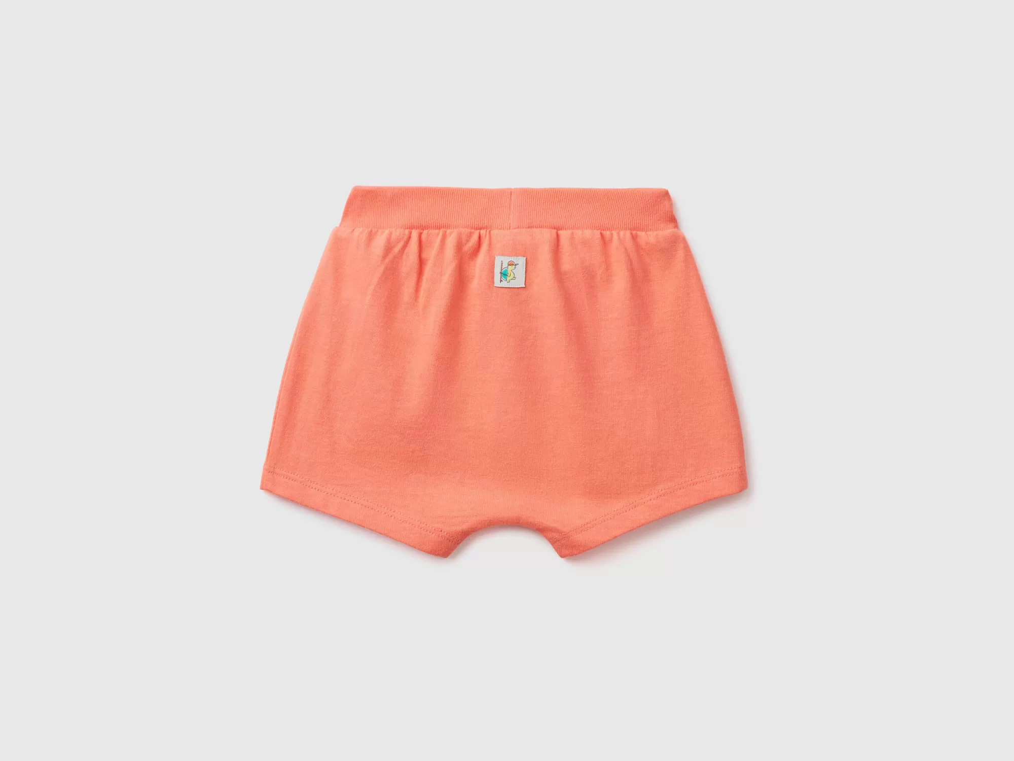 Benetton Pantalon Corto Con Bolsillo Canguro-Niños Pantalones