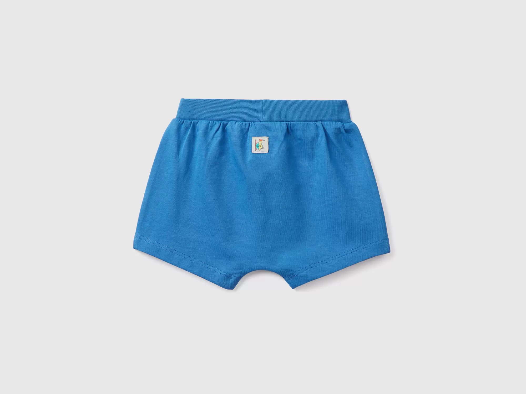 Benetton Pantalon Corto Con Bolsillo Canguro-Niños Pantalones