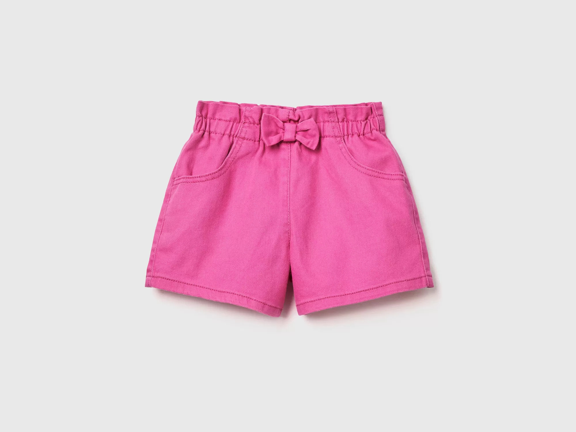 Benetton Pantalon Corto Con Cintura Elastica-Niños Pantalones Y Vaqueros