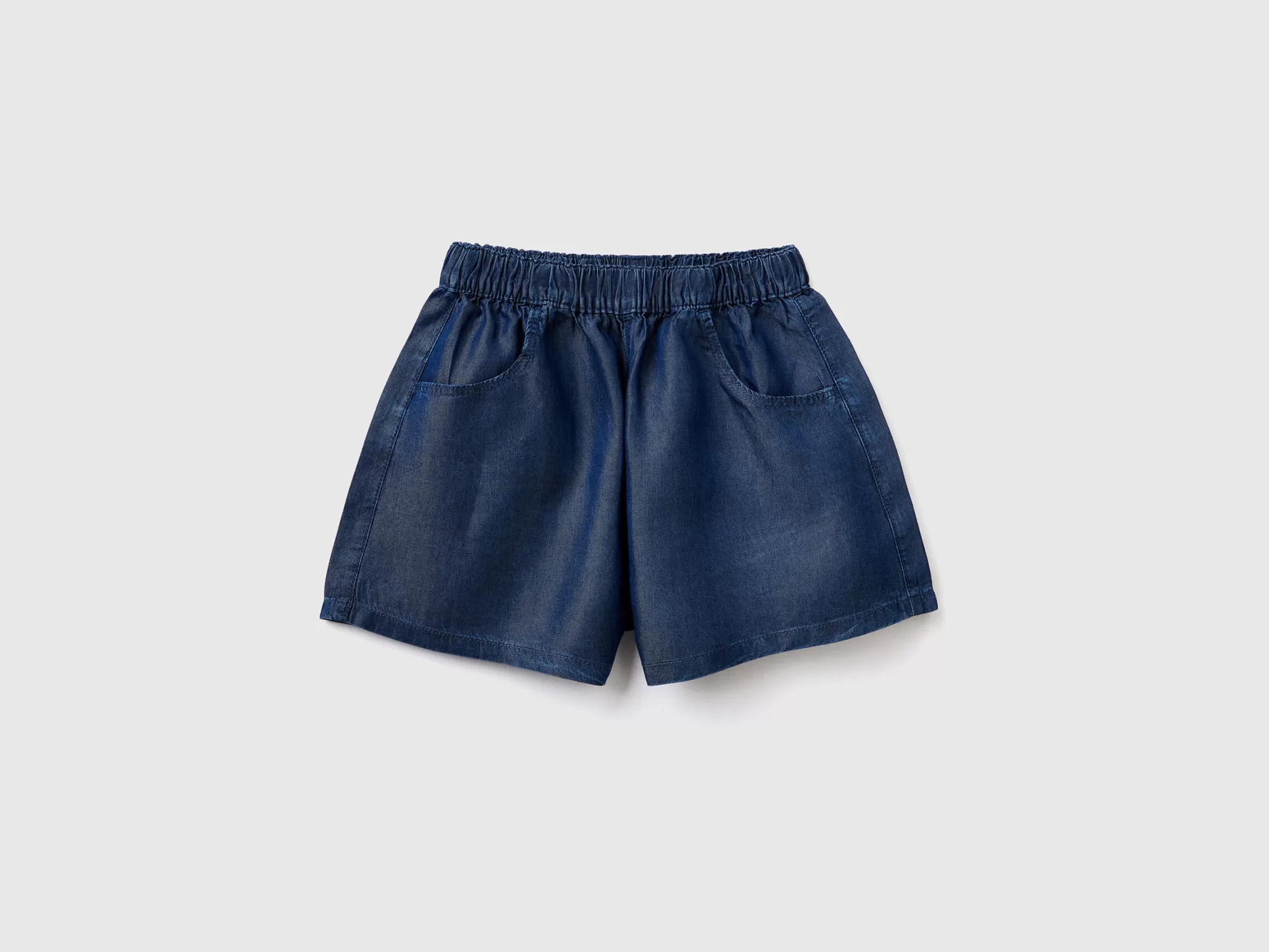 Benetton Pantalon Corto Vaquero Ligero-Niños Pantalones Y Vaqueros