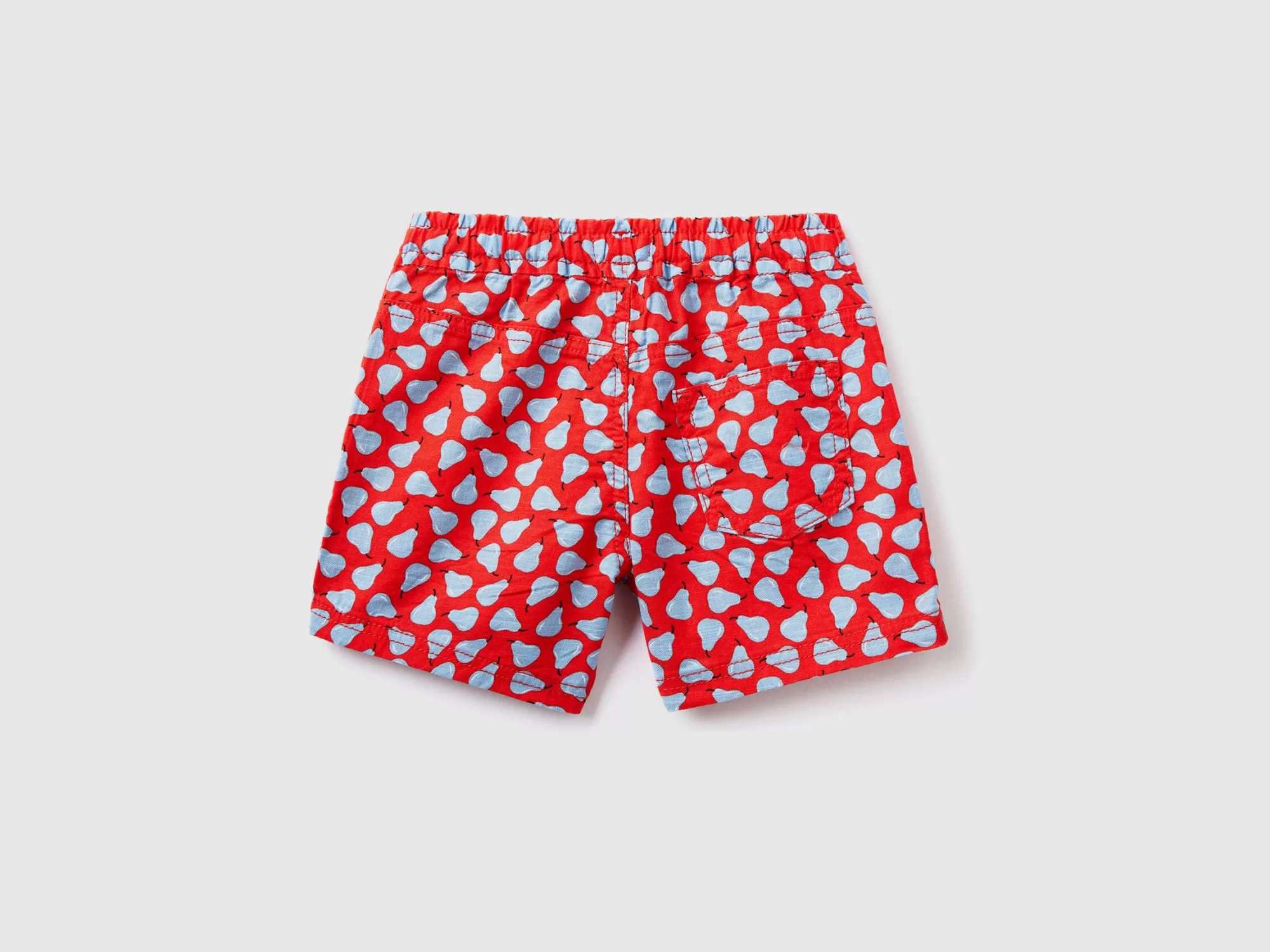 Benetton Pantalon Cortocon Estampado De Peras-Niños Pantalones Y Vaqueros