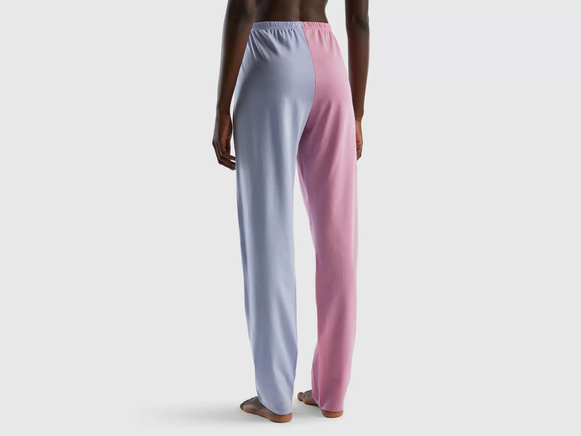 Benetton Pantalon De Algodón Calido De Stitch Y Angel-Mujer Ropa Interior Y Pijamas