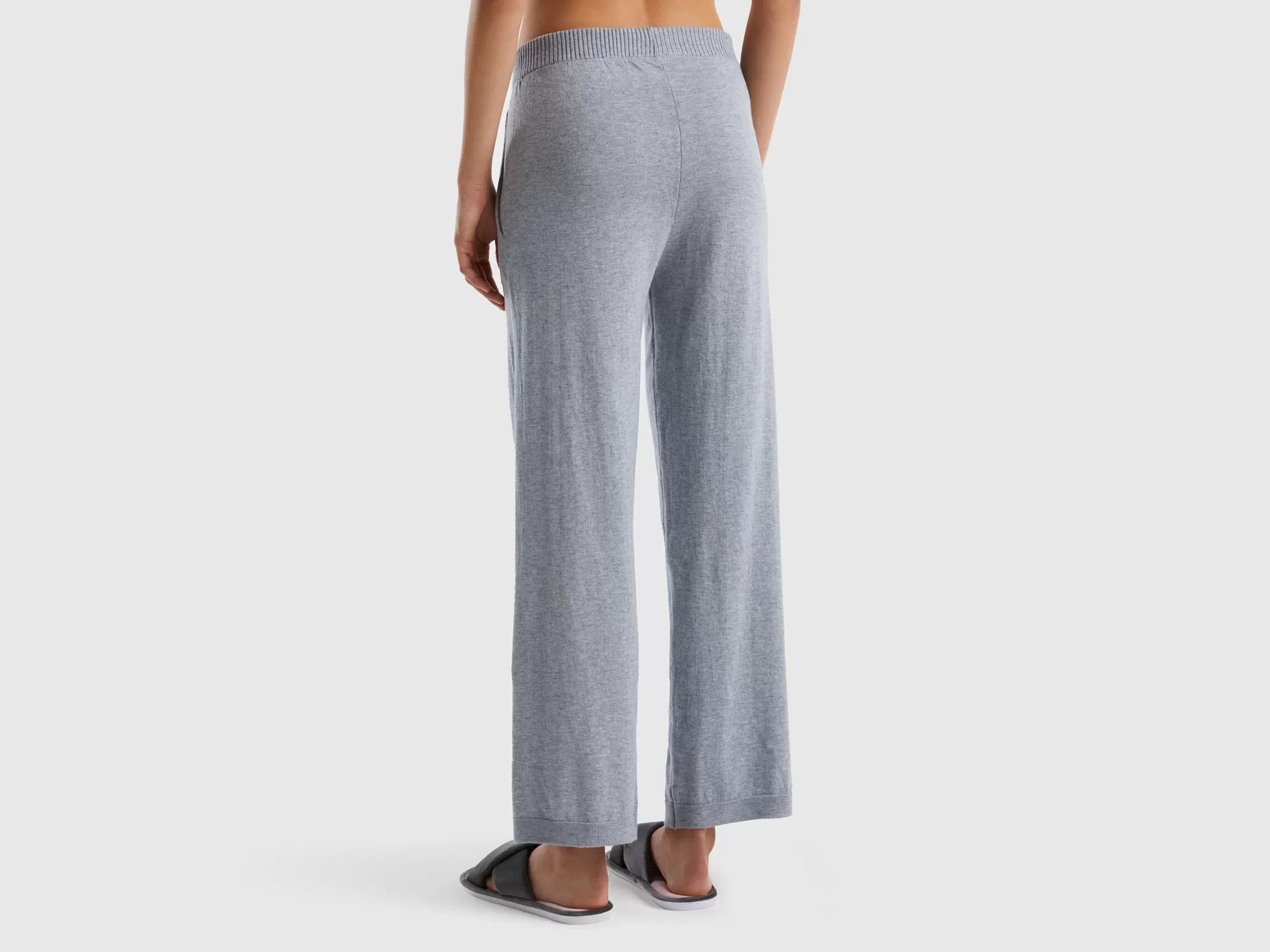 Benetton Pantalon De Cachemir Mixto-Mujer Loungewear