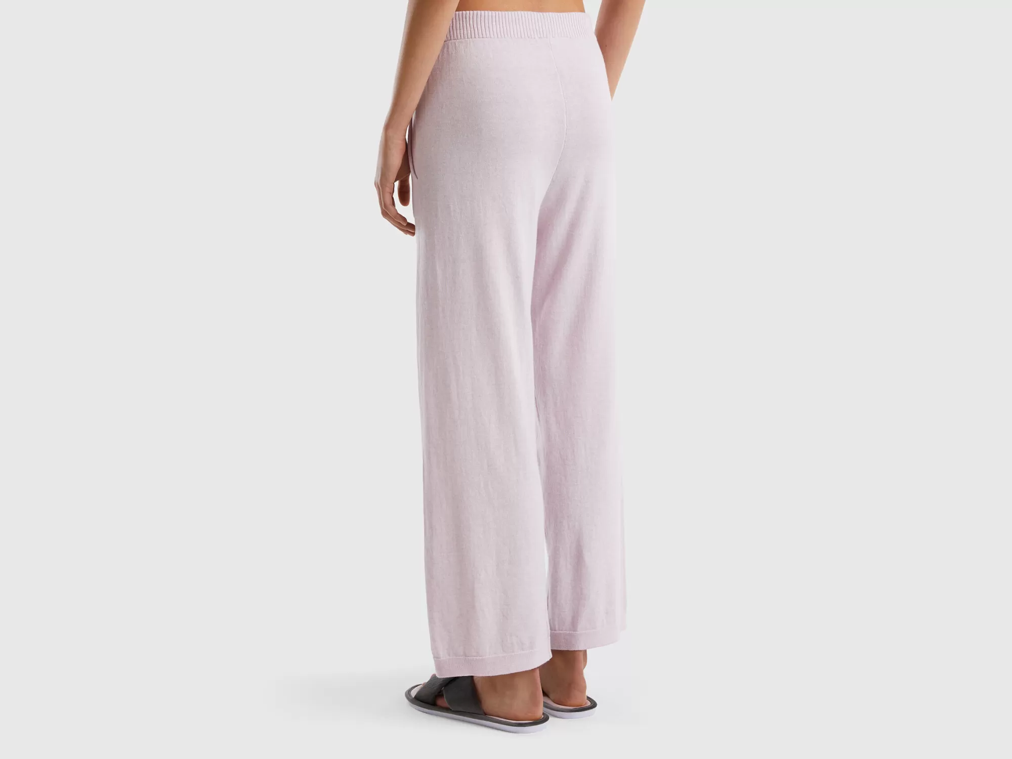 Benetton Pantalon De Cachemir Mixto-Mujer Loungewear