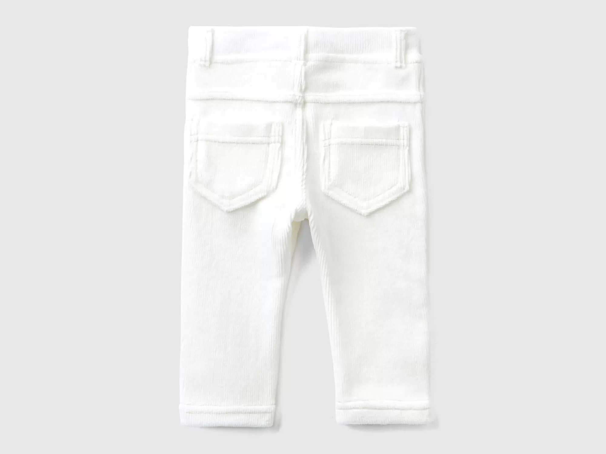 Benetton Pantalon De Chenilla Elastica-Niños Pantalones