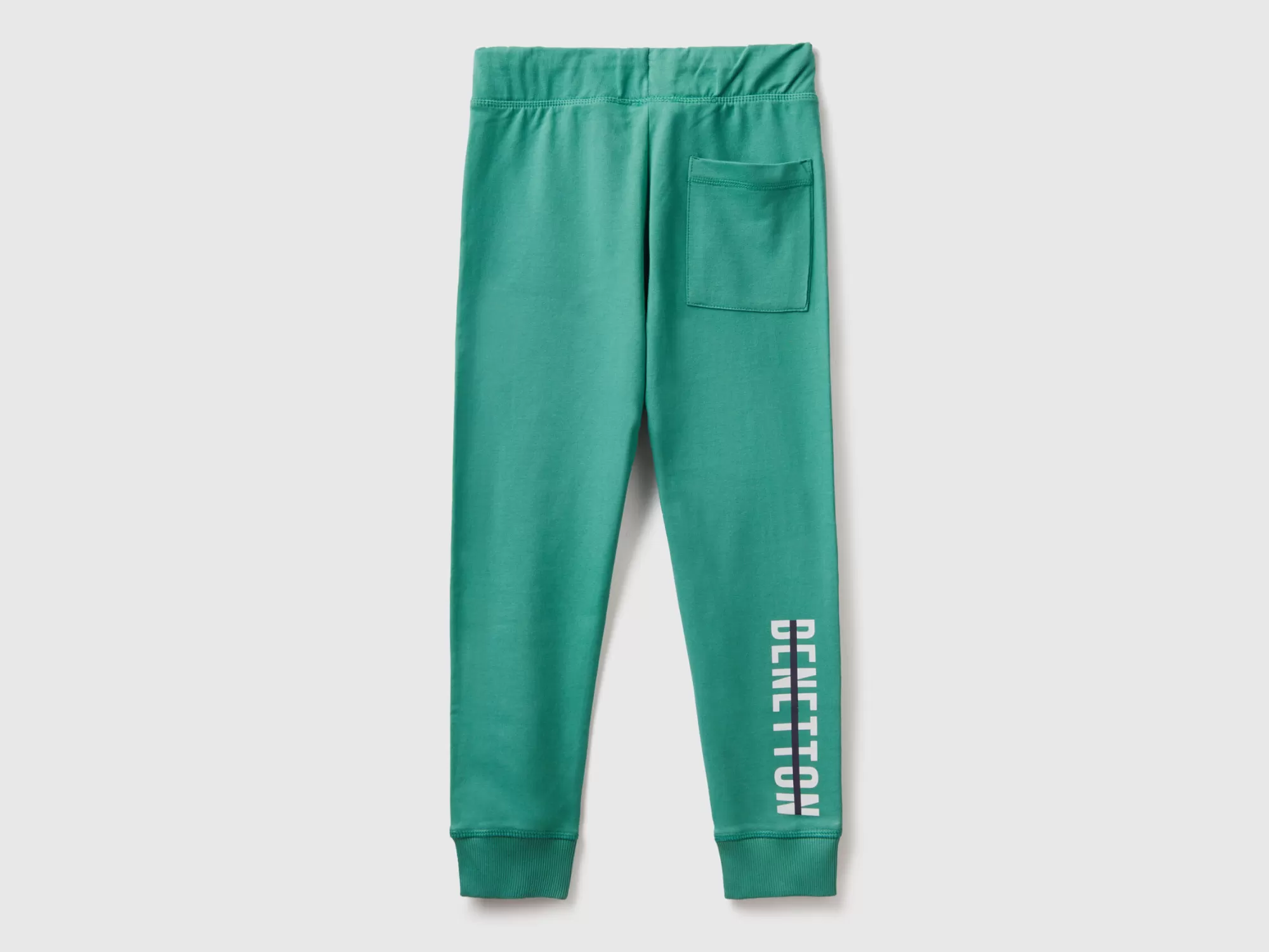 Benetton Pantalon De Felpa Con Logotipo-Niños Pantalones De Felpa