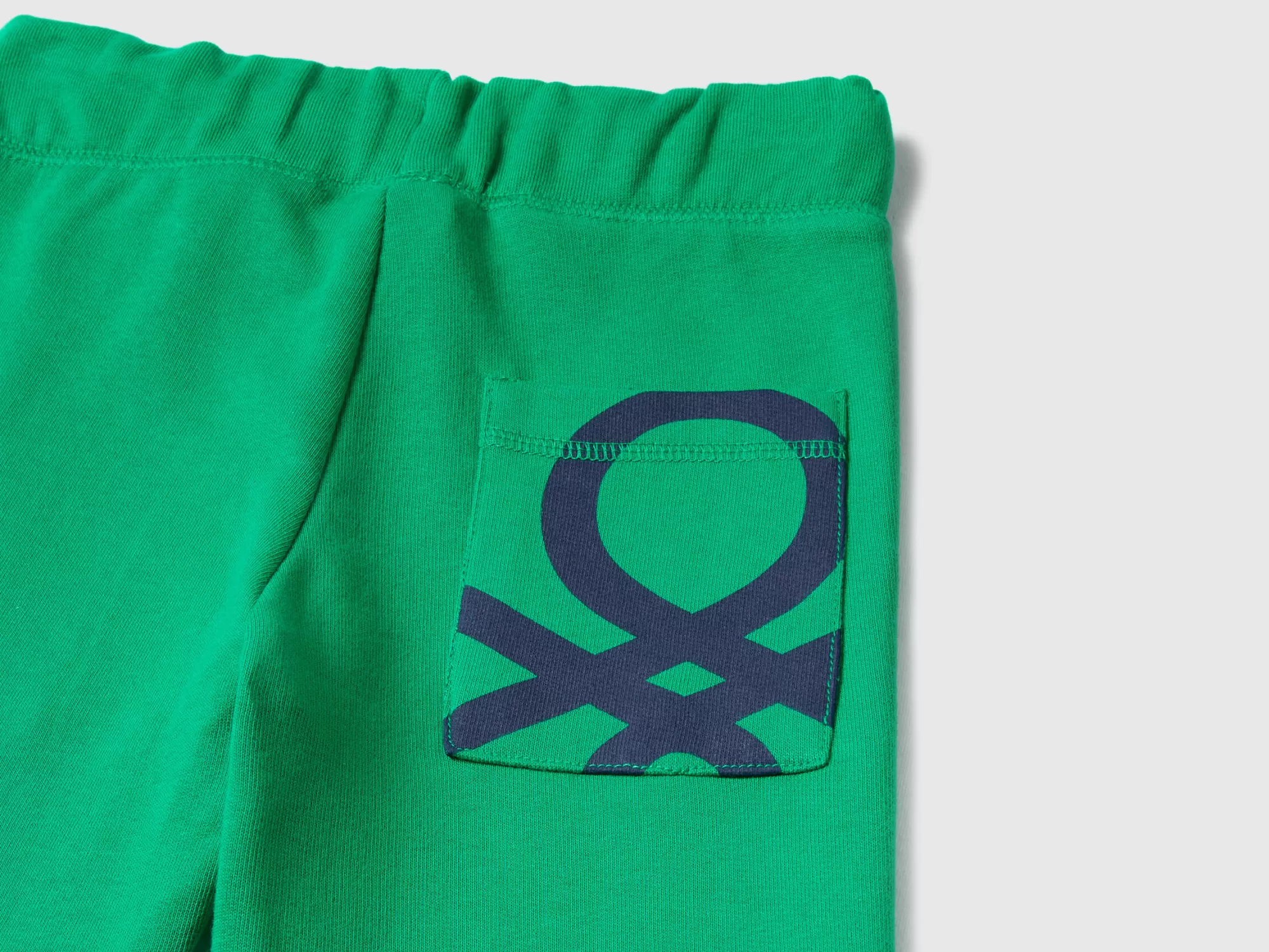 Benetton Pantalon De Felpa De 100 % Algodón-Niños Pantalones De Felpa