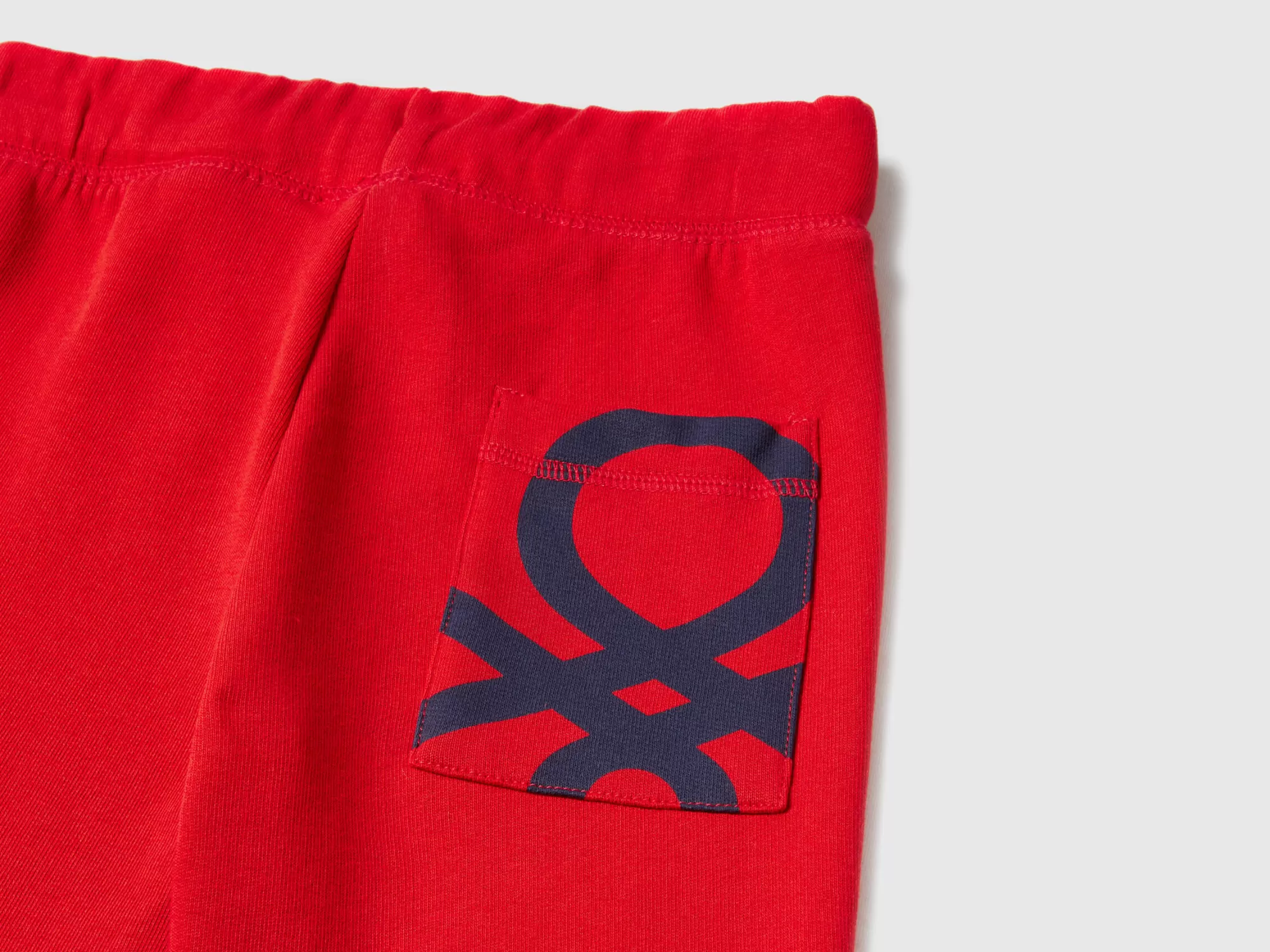 Benetton Pantalon De Felpa De 100 % Algodón-Niños Pantalones De Felpa