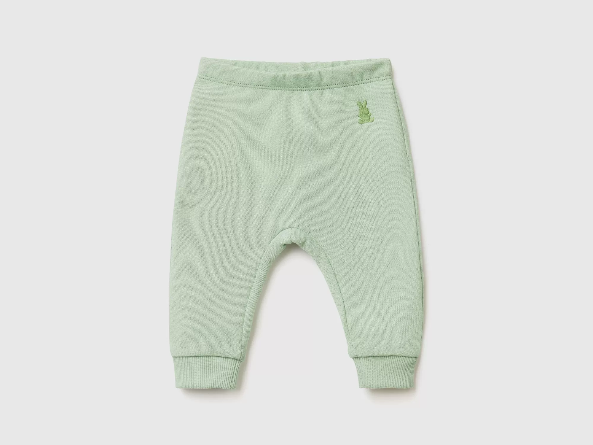 Benetton Pantalon De Felpa De Algodón Organico-Niños Vestidos De Algodón Organico