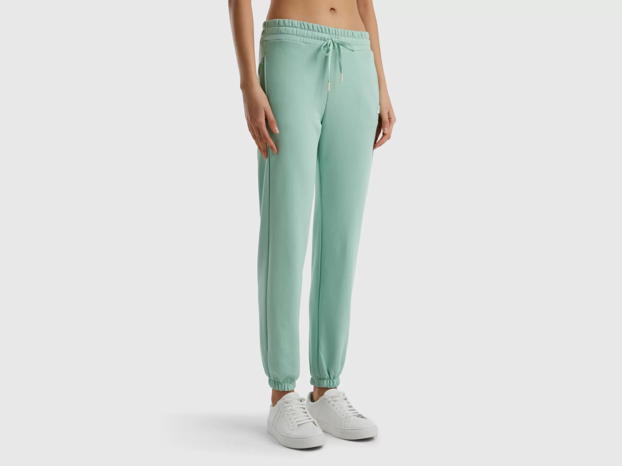 Benetton Pantalon De Felpa Loose Fit-Mujer Loungewear