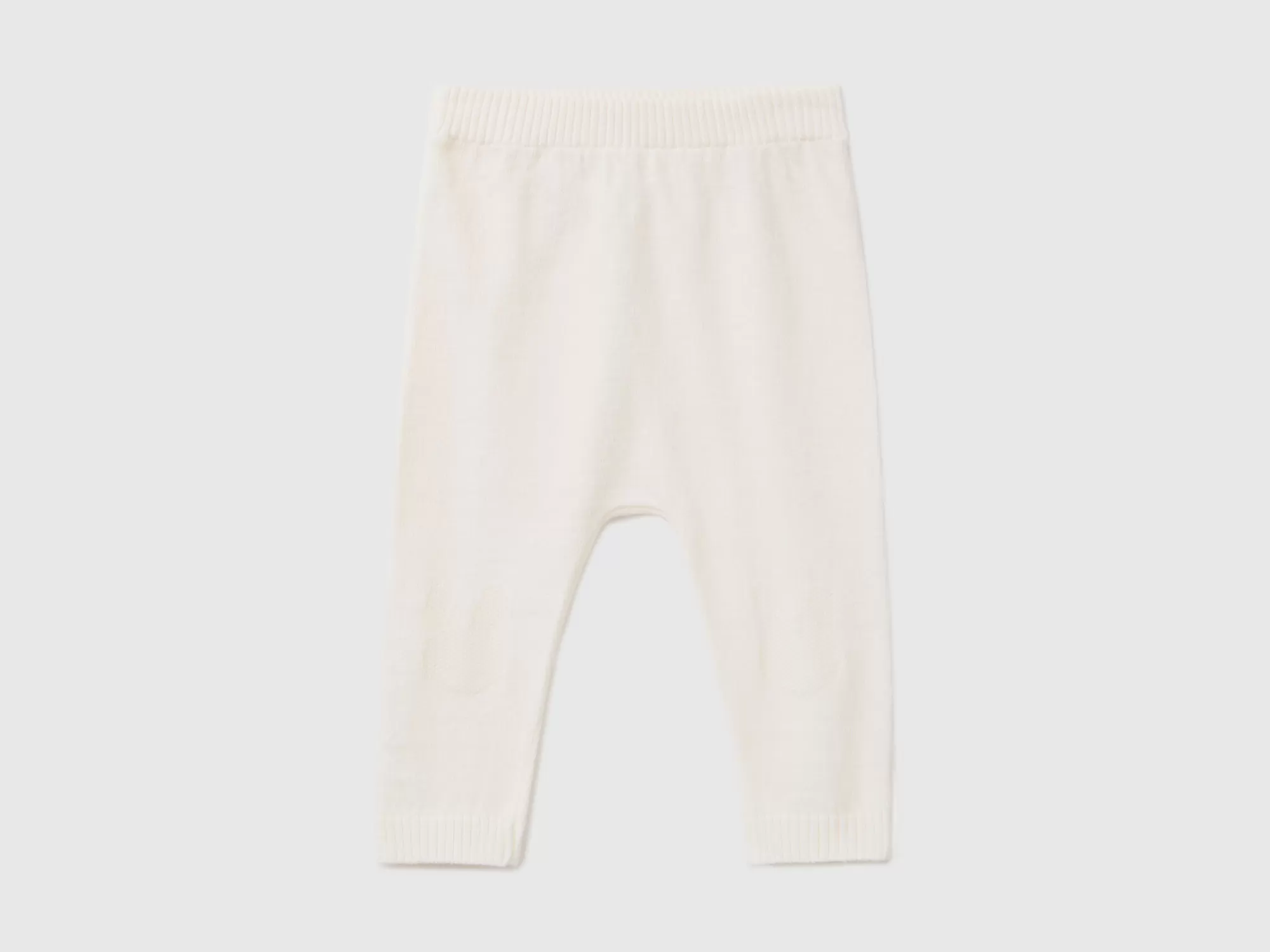 Benetton Pantalon De Punto Con Grabado-Niños Pantalones