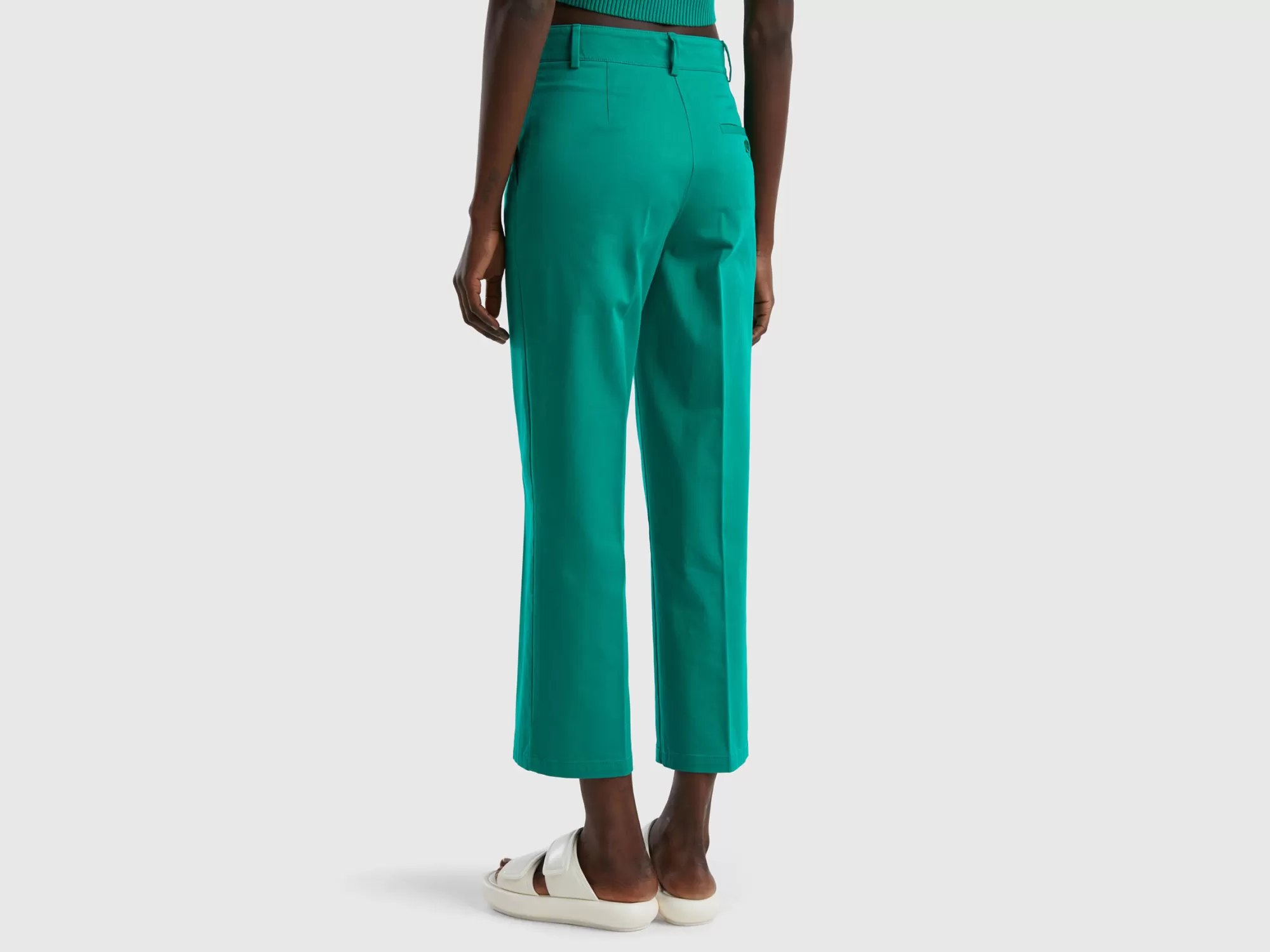 Benetton Pantalon De Sarga-Mujer Pantalones Y Chinos