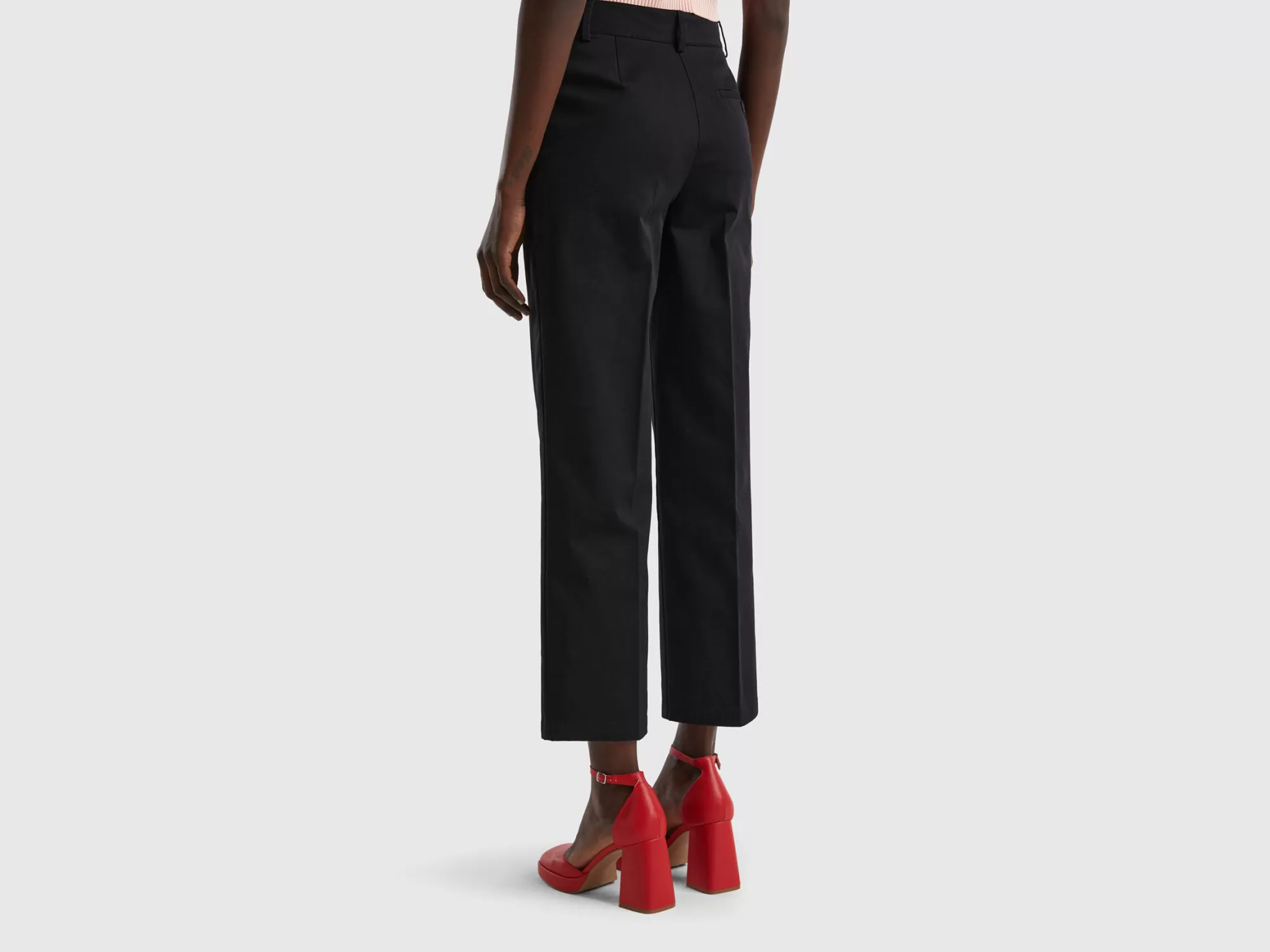 Benetton Pantalon De Sarga-Mujer Pantalones Y Chinos