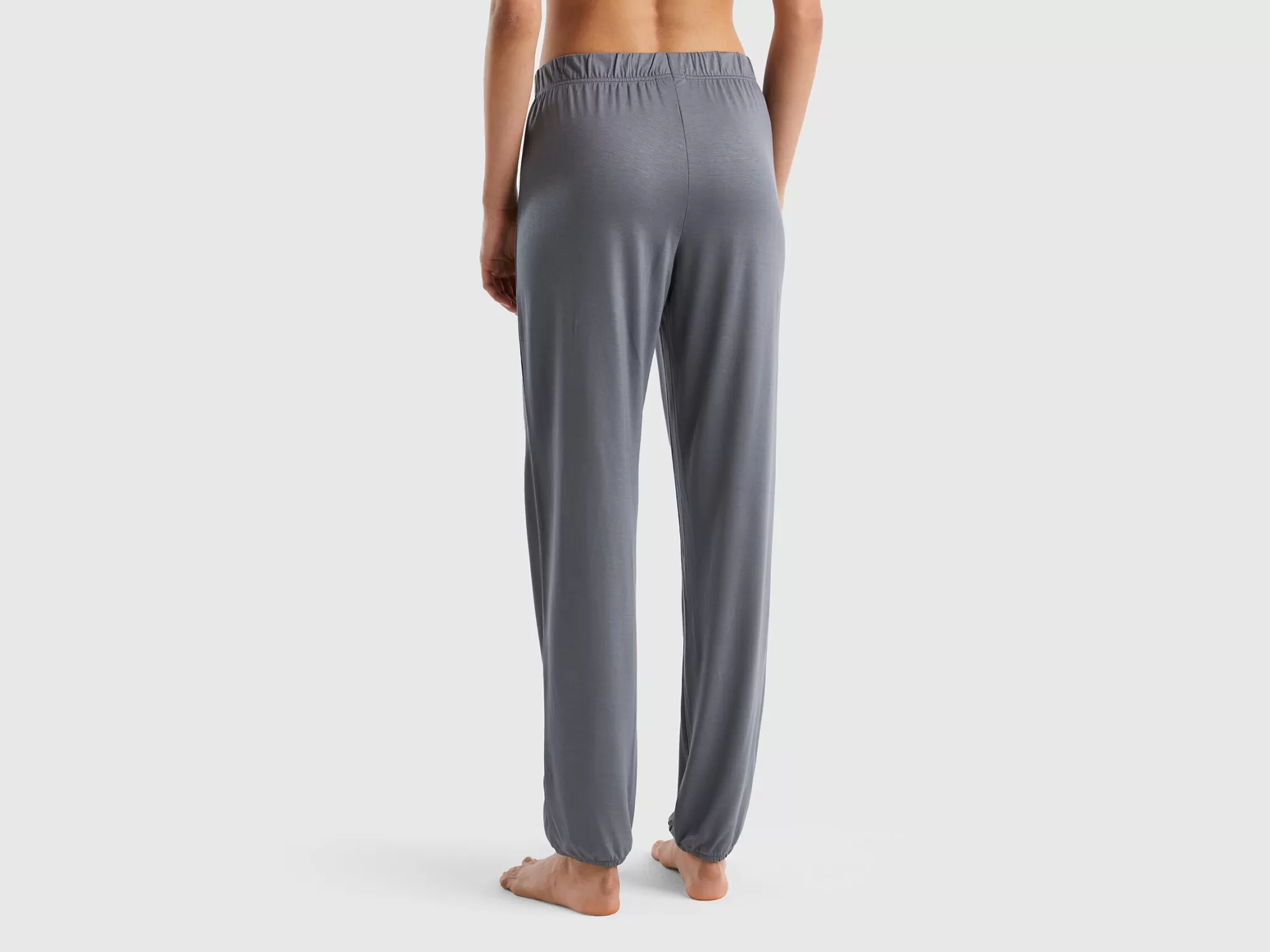 Benetton Pantalon De Viscosa Sostenible Elastica-Mujer Ropa Interior Y Pijamas