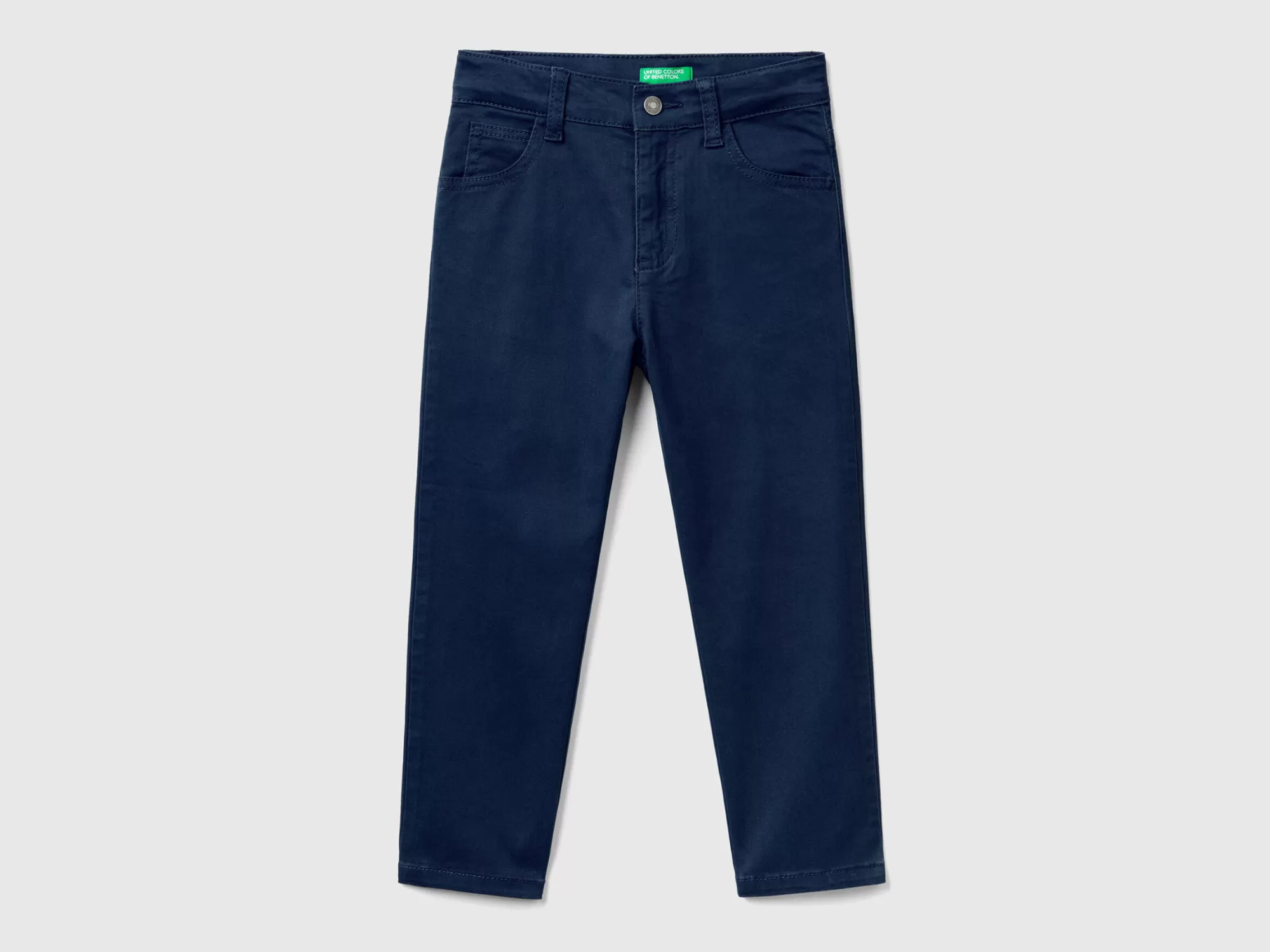 Benetton Pantalon Elastico Con Cinco Bolsillos-Niños Pantalones Y Vaqueros