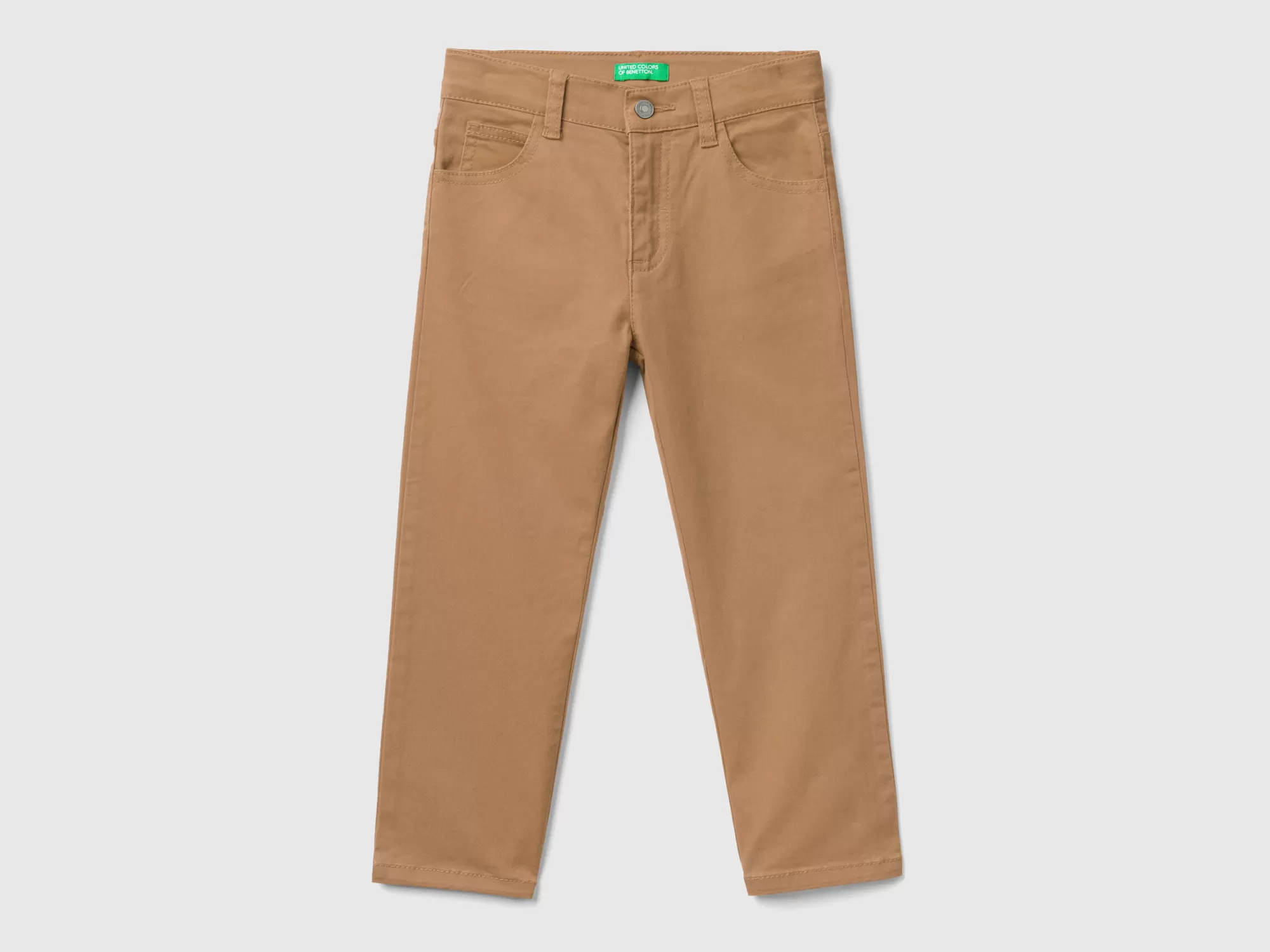 Benetton Pantalon Elastico Con Cinco Bolsillos-Niños Pantalones Y Vaqueros