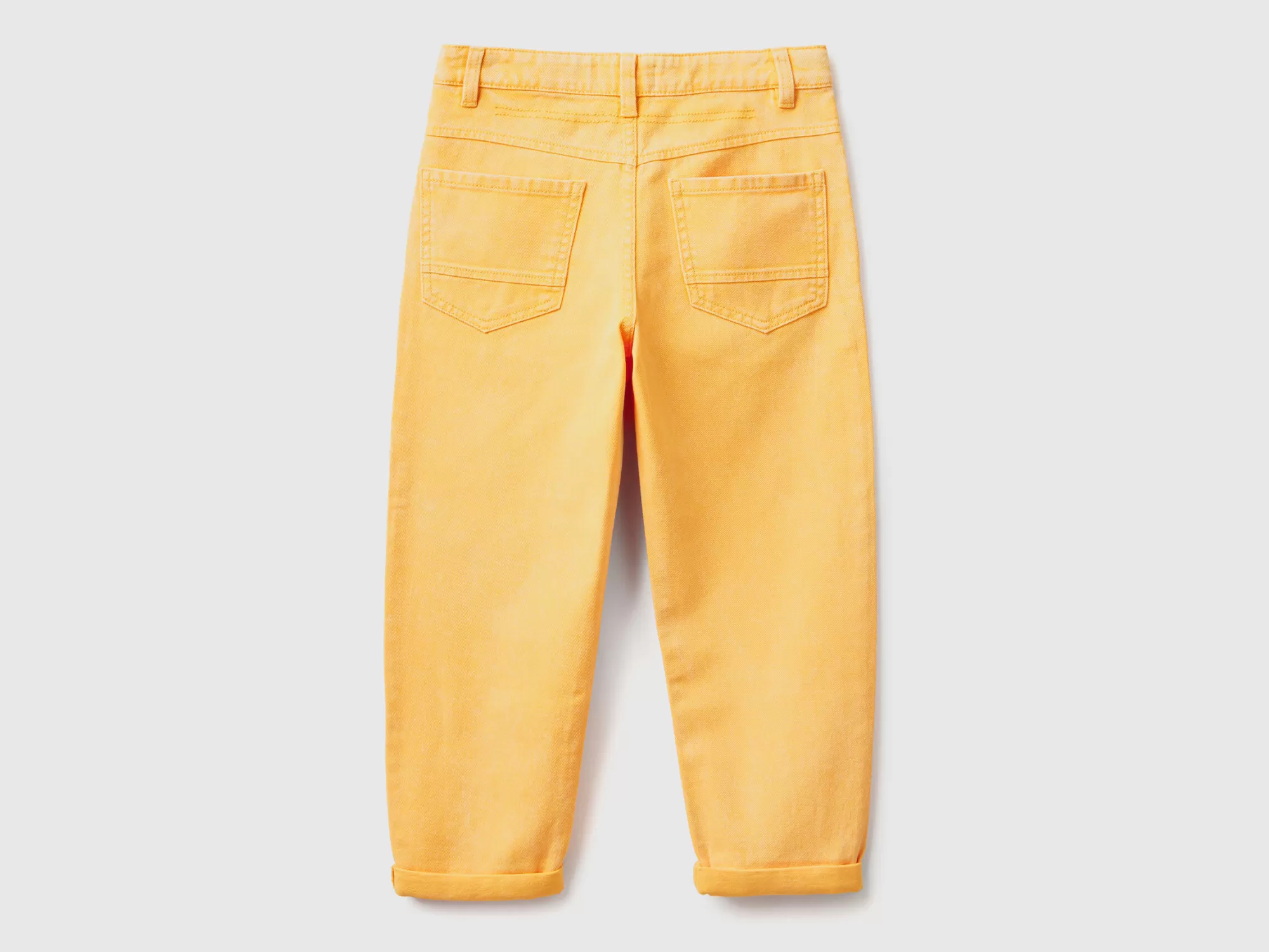 Benetton Pantalon Loose Fit De Algodón-Niños Pantalones Y Vaqueros