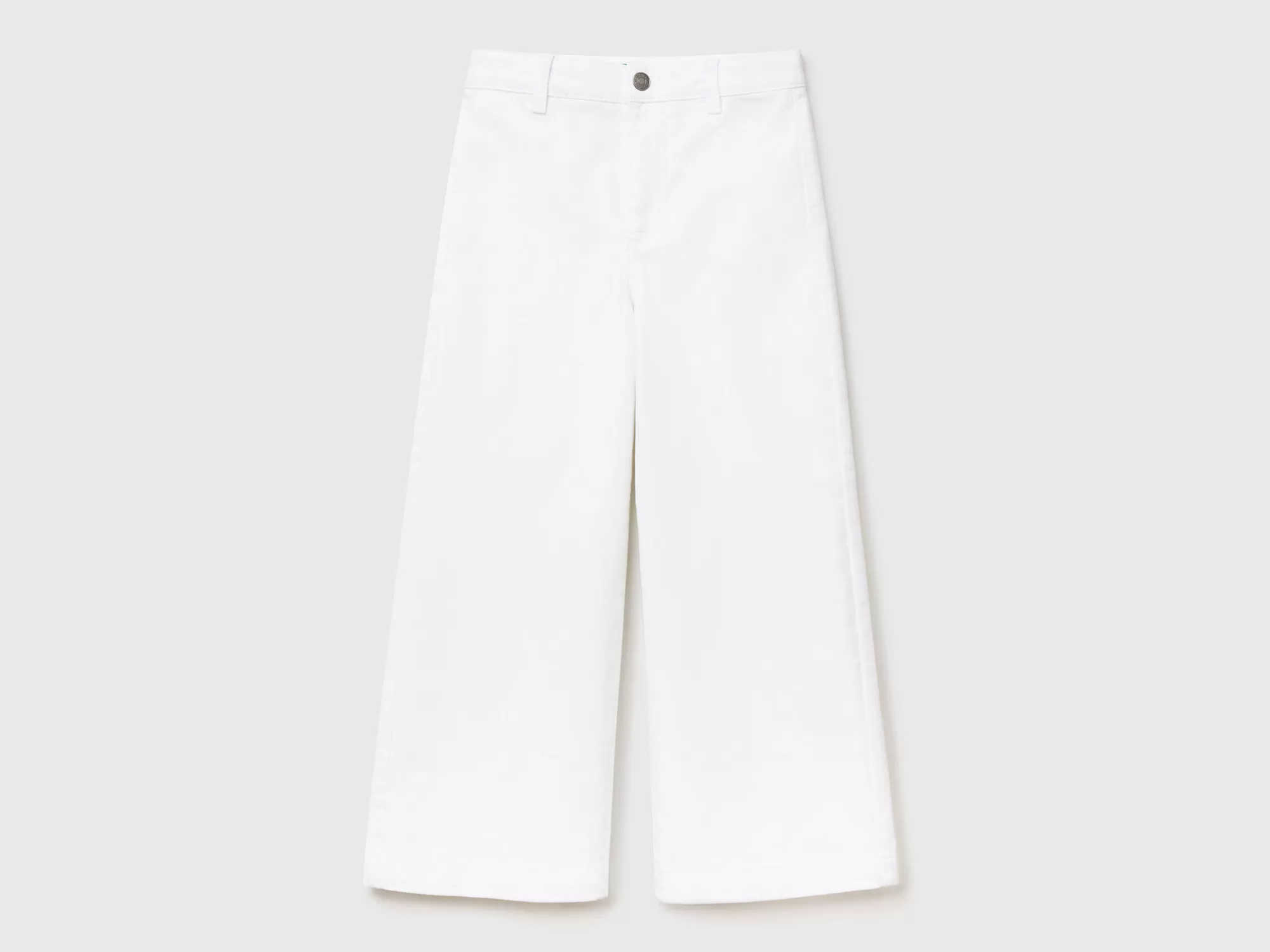 Benetton Pantalon Palazzo De Algodón Elastico-Niños Pantalones Y Vaqueros