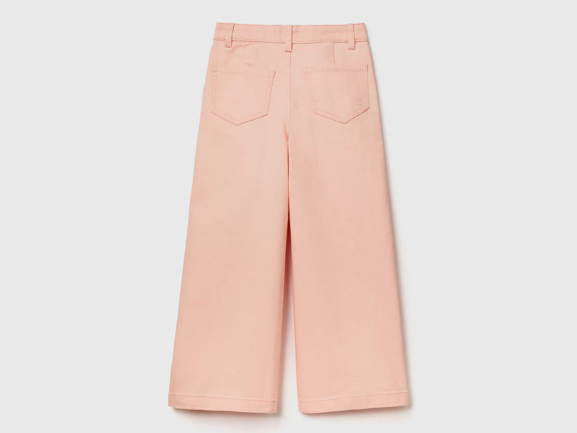 Benetton Pantalon Palazzo De Algodón Elastico-Niños Pantalones Y Vaqueros