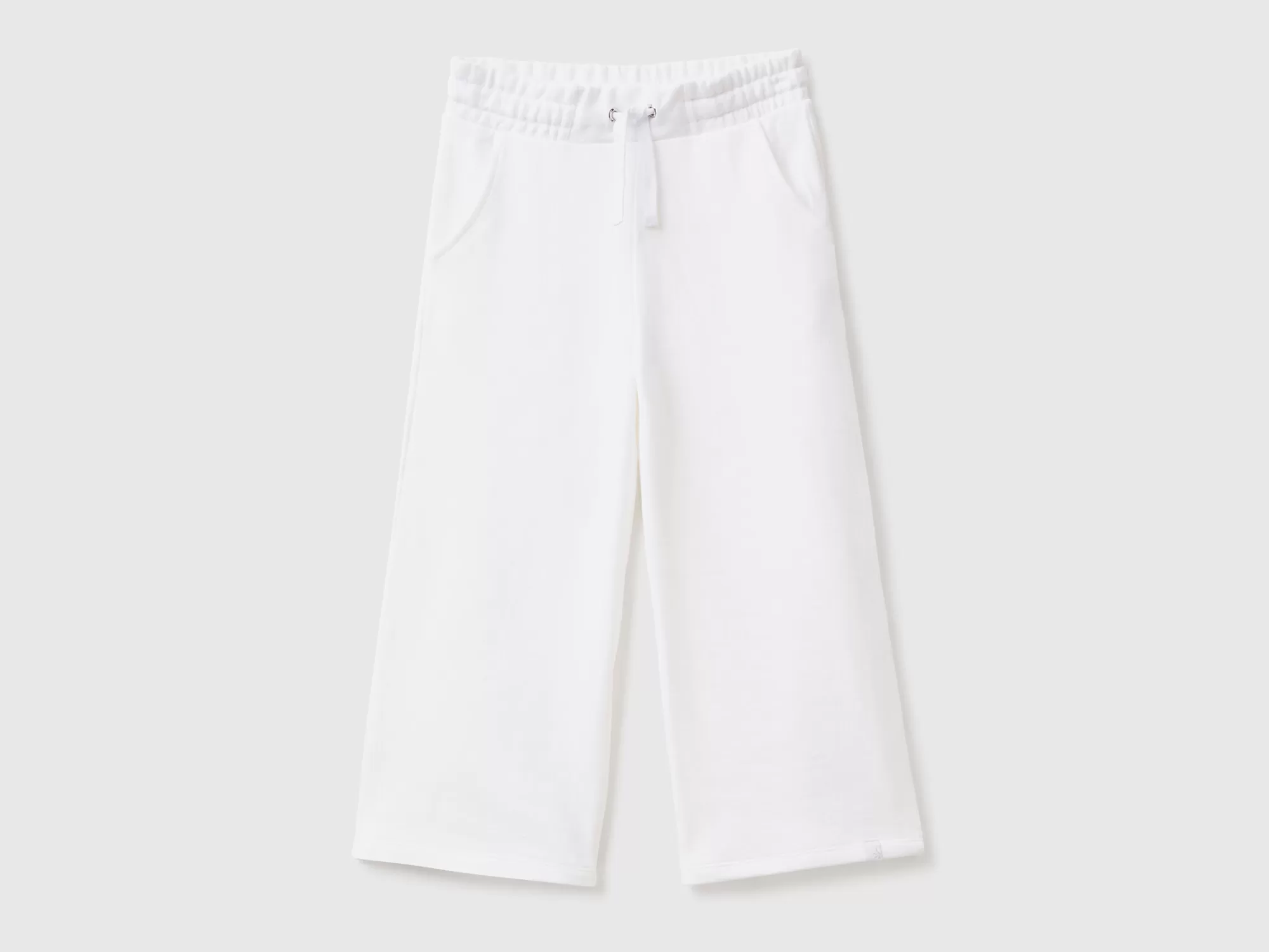 Benetton Pantalon Palazzo De Felpa-Niños Pantalones Y Vaqueros