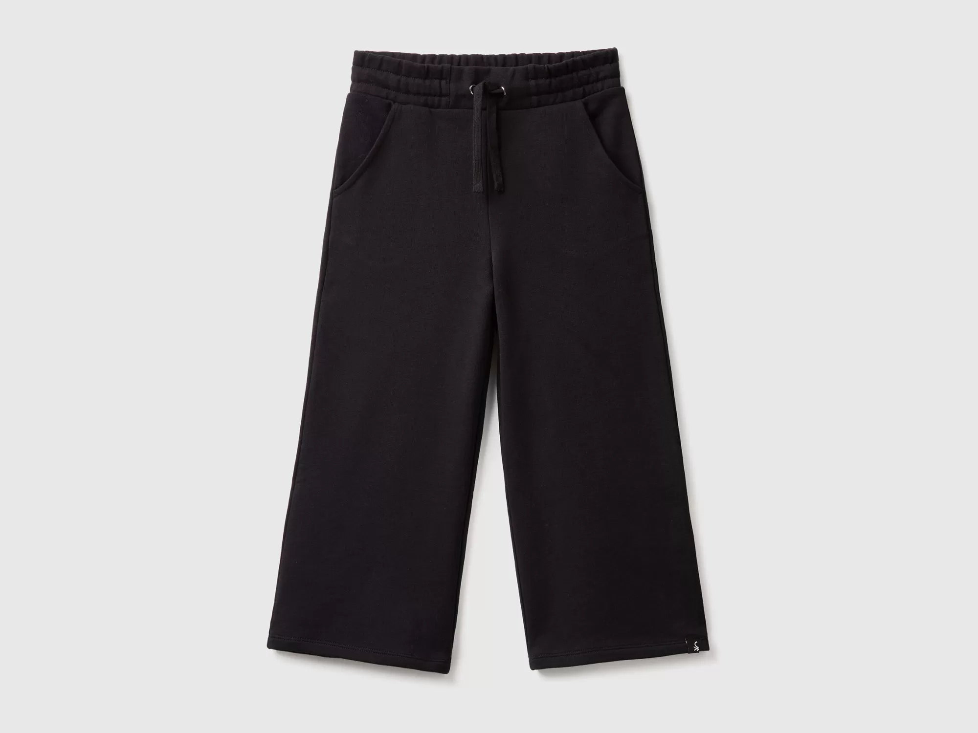 Benetton Pantalon Palazzo De Felpa-Niños Pantalones Y Vaqueros