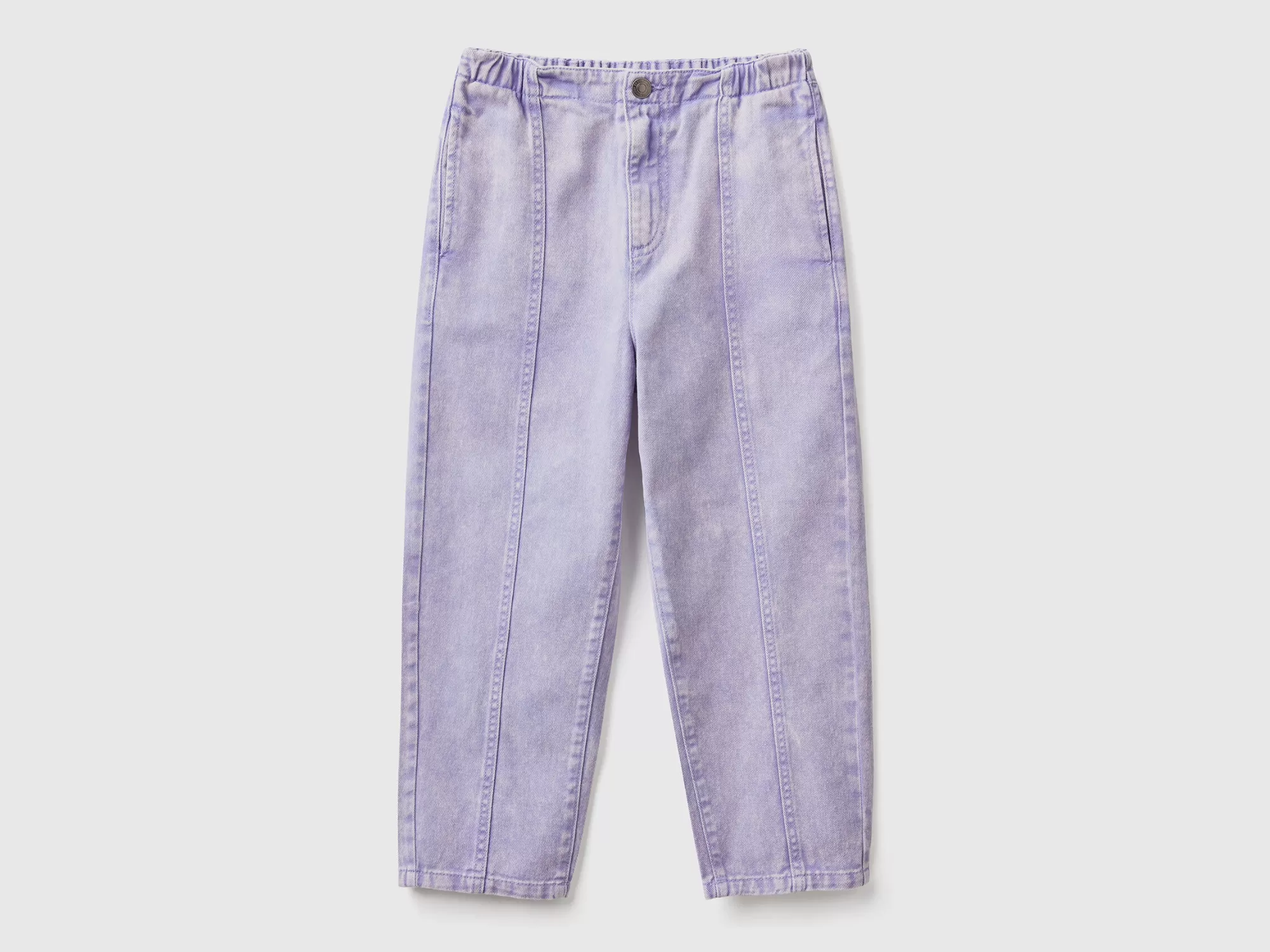 Benetton Pantalon Paperbag De 100 % Algodón-Niños Pantalones Y Vaqueros