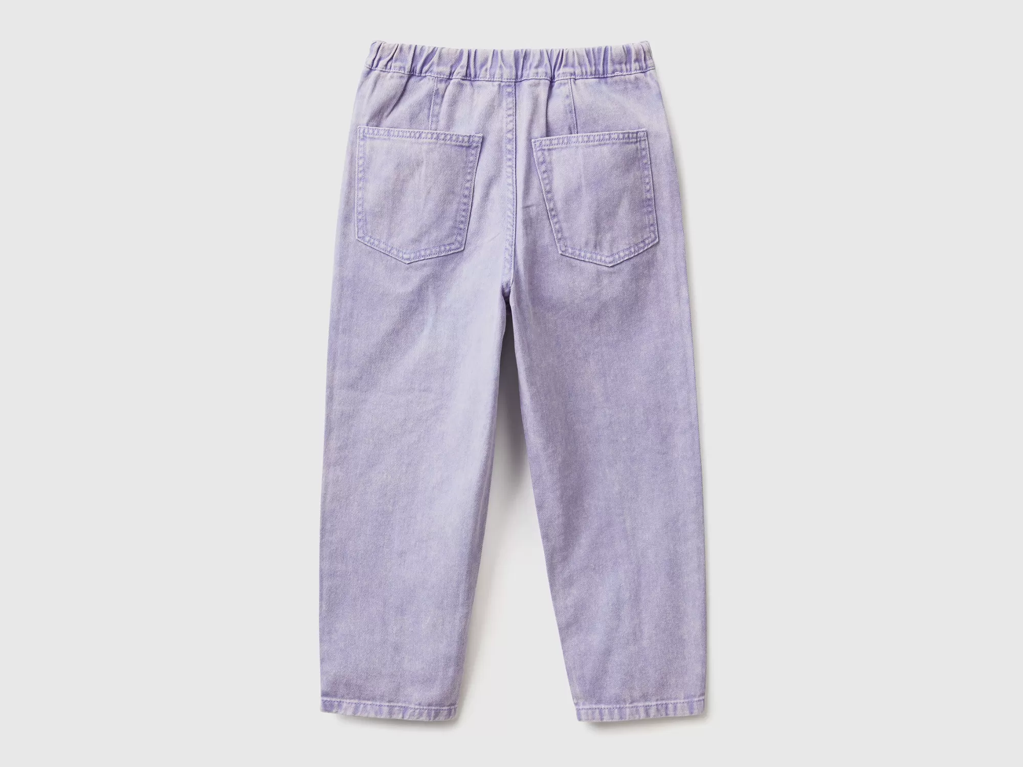 Benetton Pantalon Paperbag De 100 % Algodón-Niños Pantalones Y Vaqueros