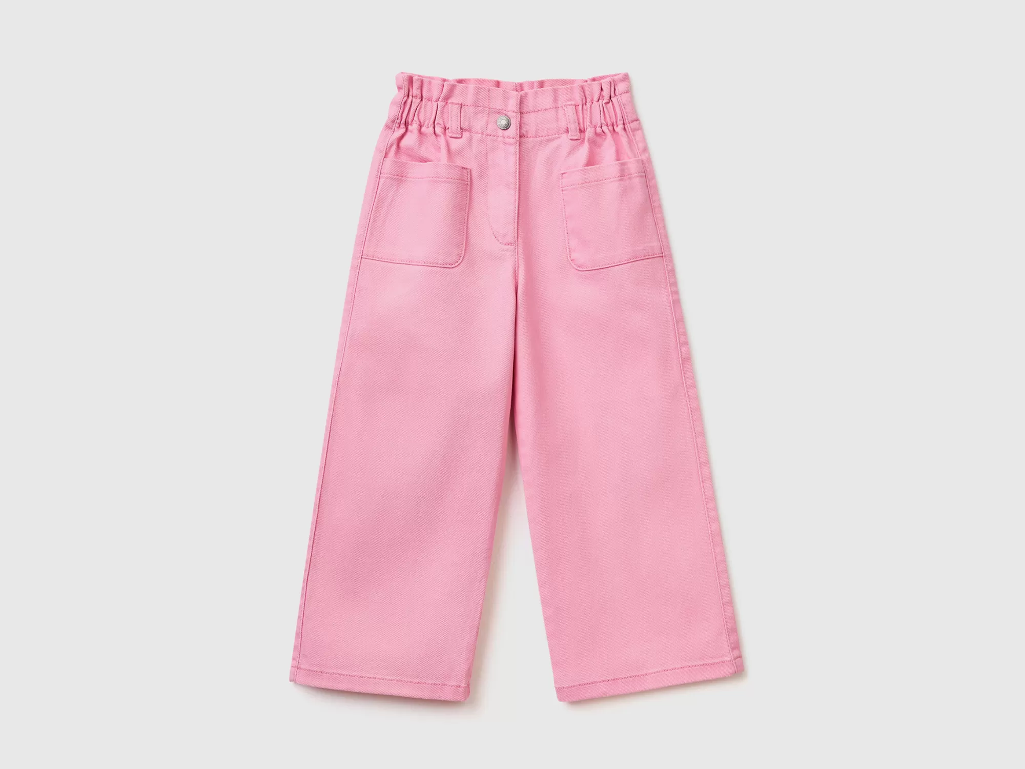 Benetton Pantalon Paperbag De Color-Niños Pantalones Y Vaqueros