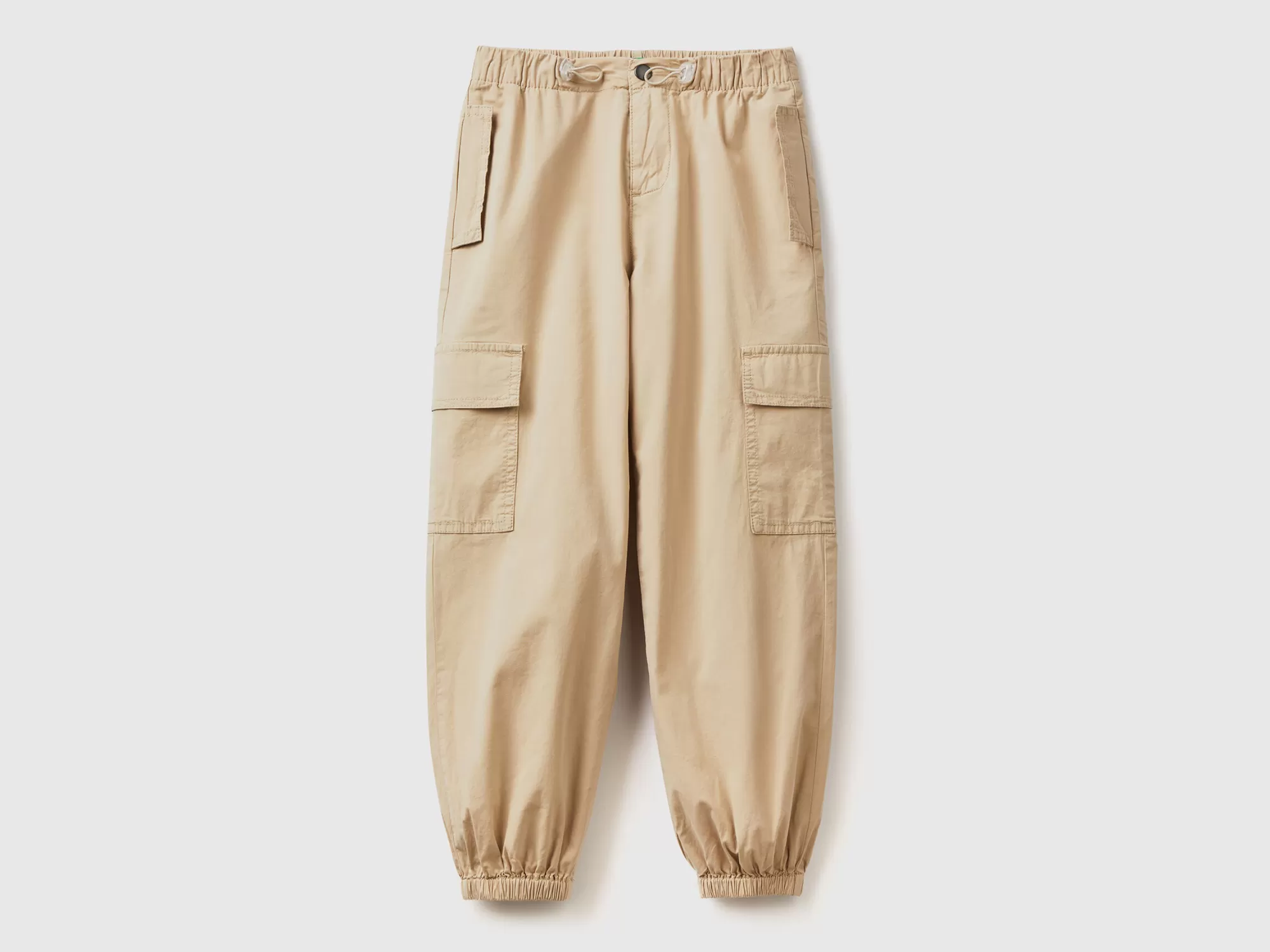 Benetton Pantalon Parachute Con Bolsillos Grandes-Niños Pantalones Y Vaqueros