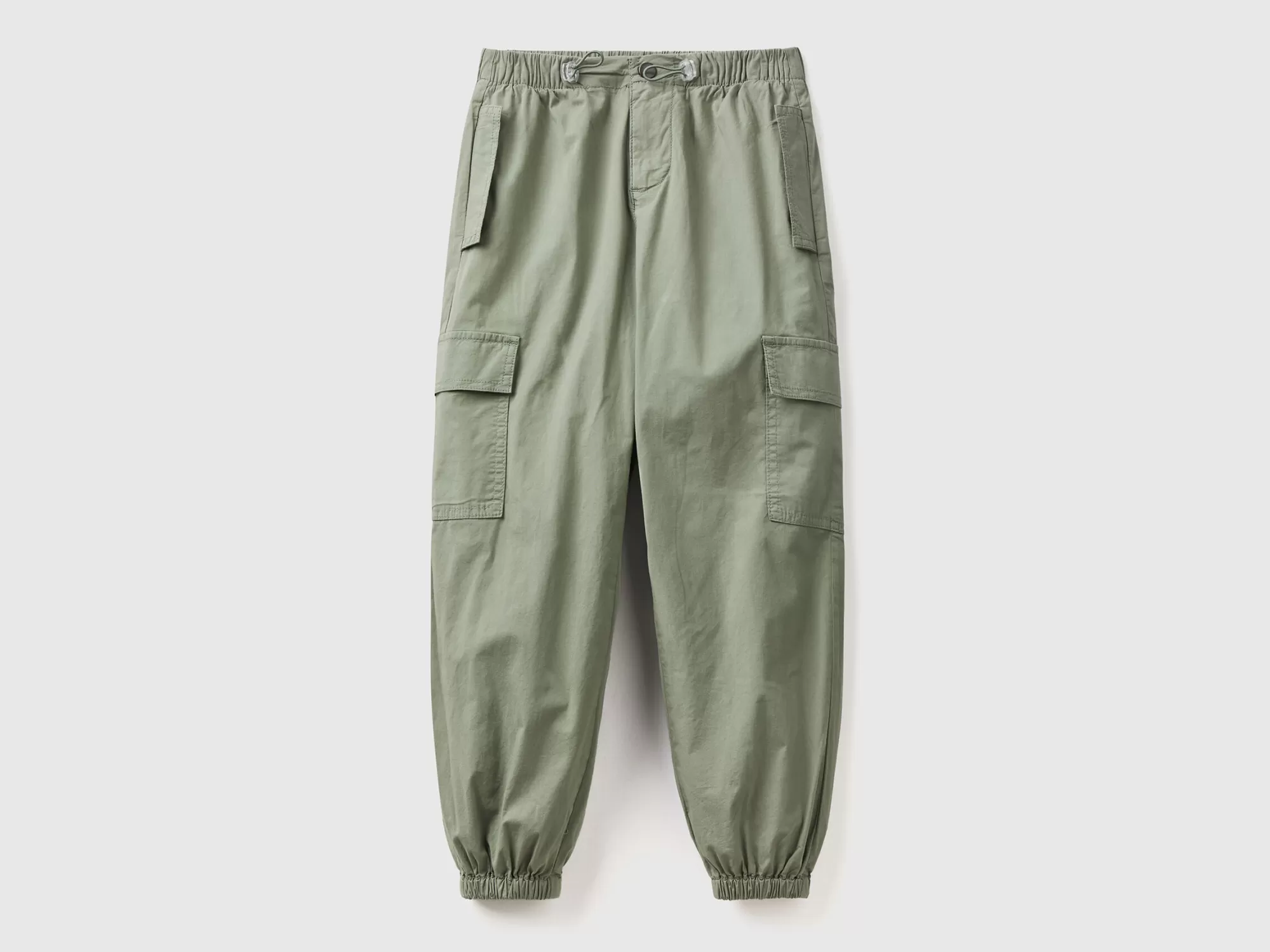 Benetton Pantalon Parachute Con Bolsillos Grandes-Niños Pantalones Y Vaqueros