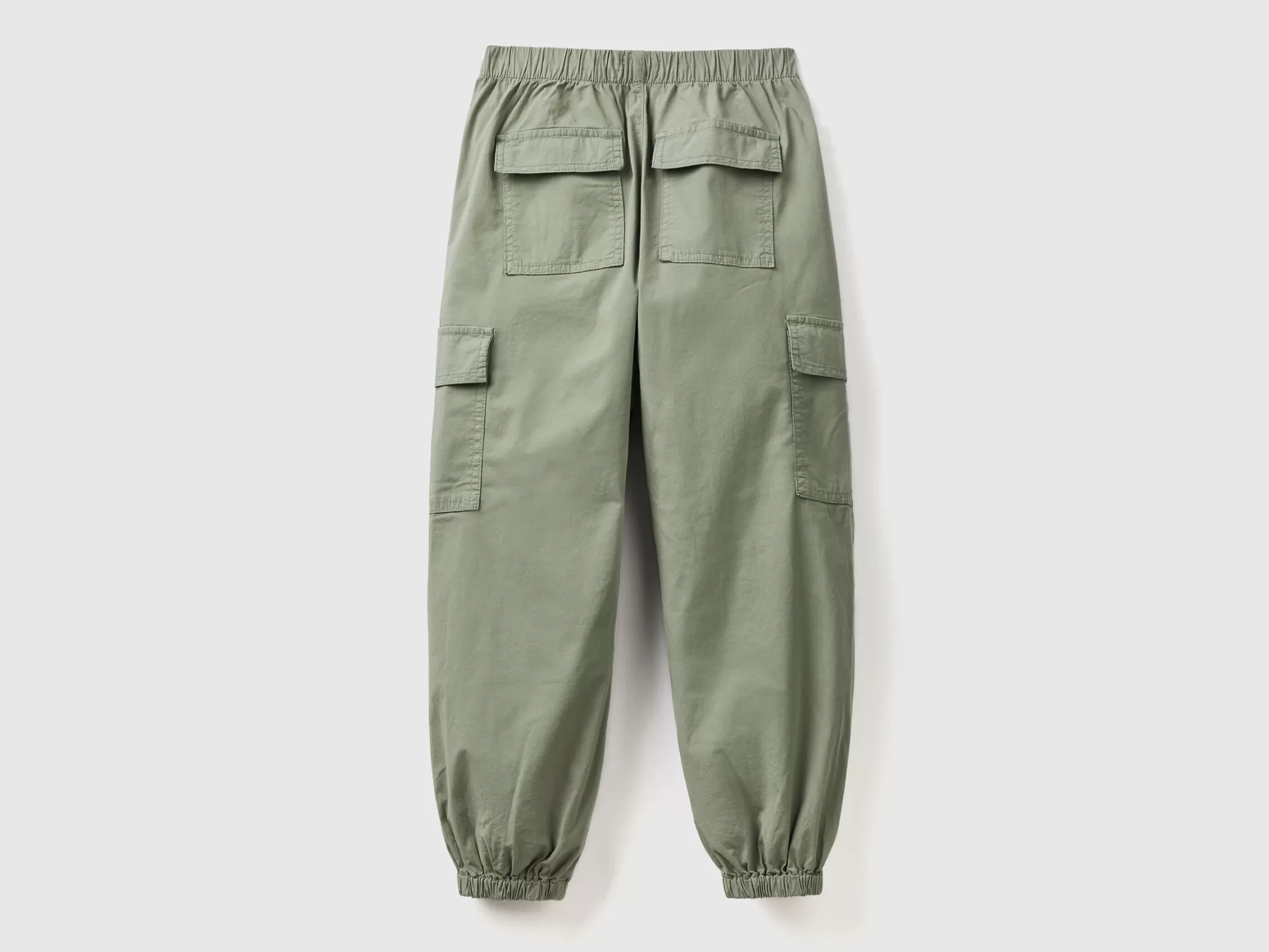 Benetton Pantalon Parachute Con Bolsillos Grandes-Niños Pantalones Y Vaqueros