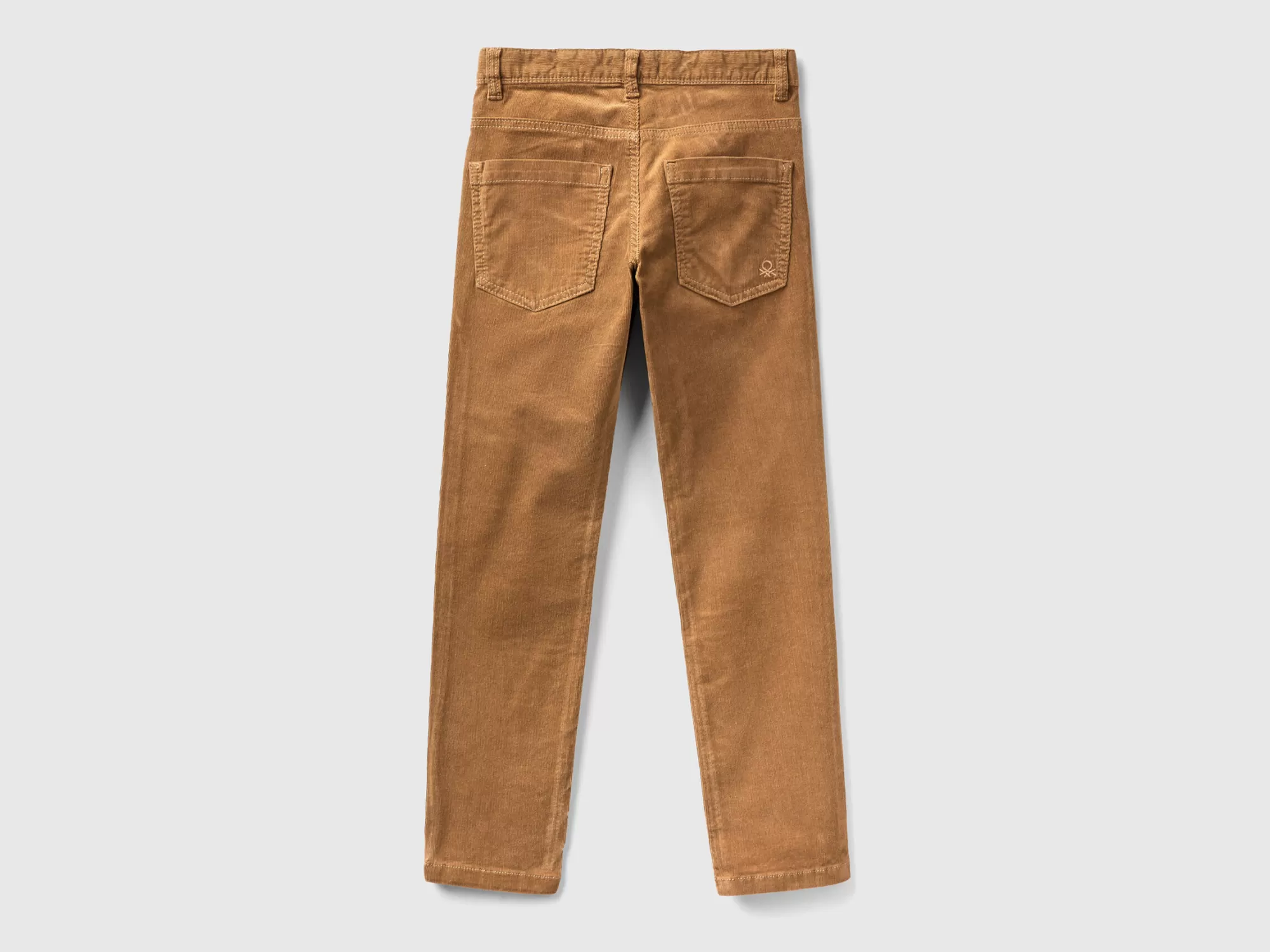 Benetton Pantalon Slim Fit De Pana Elastica-Niños Pantalones Y Vaqueros