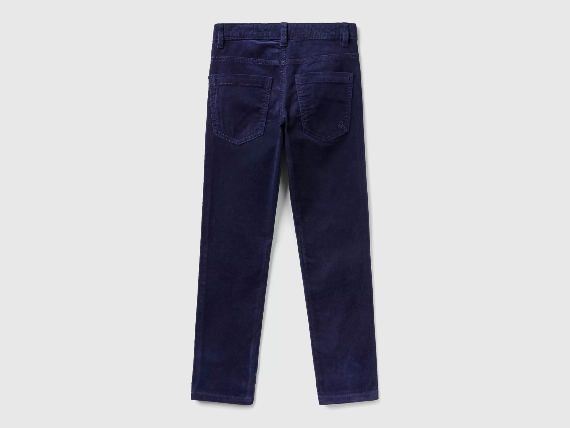 Benetton Pantalon Slim Fit De Pana Elastica-Niños Pantalones Y Vaqueros