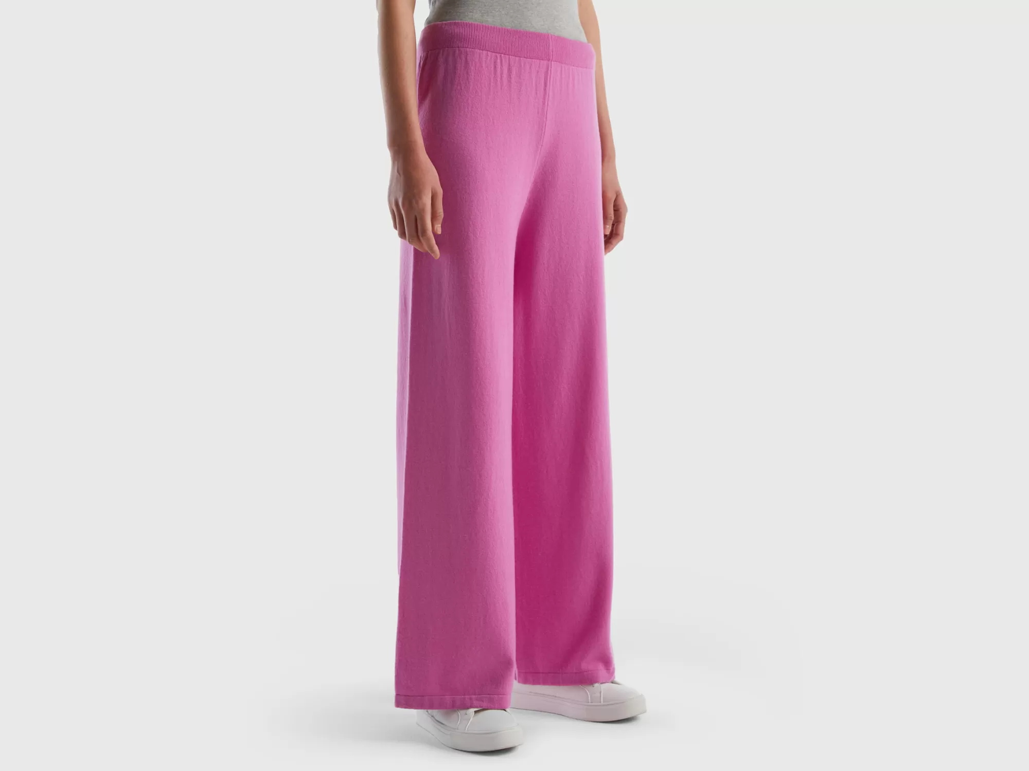 Benetton Pantalonen Mezcla De Lana Y Cachemir-Mujer Pantalones Y Chinos