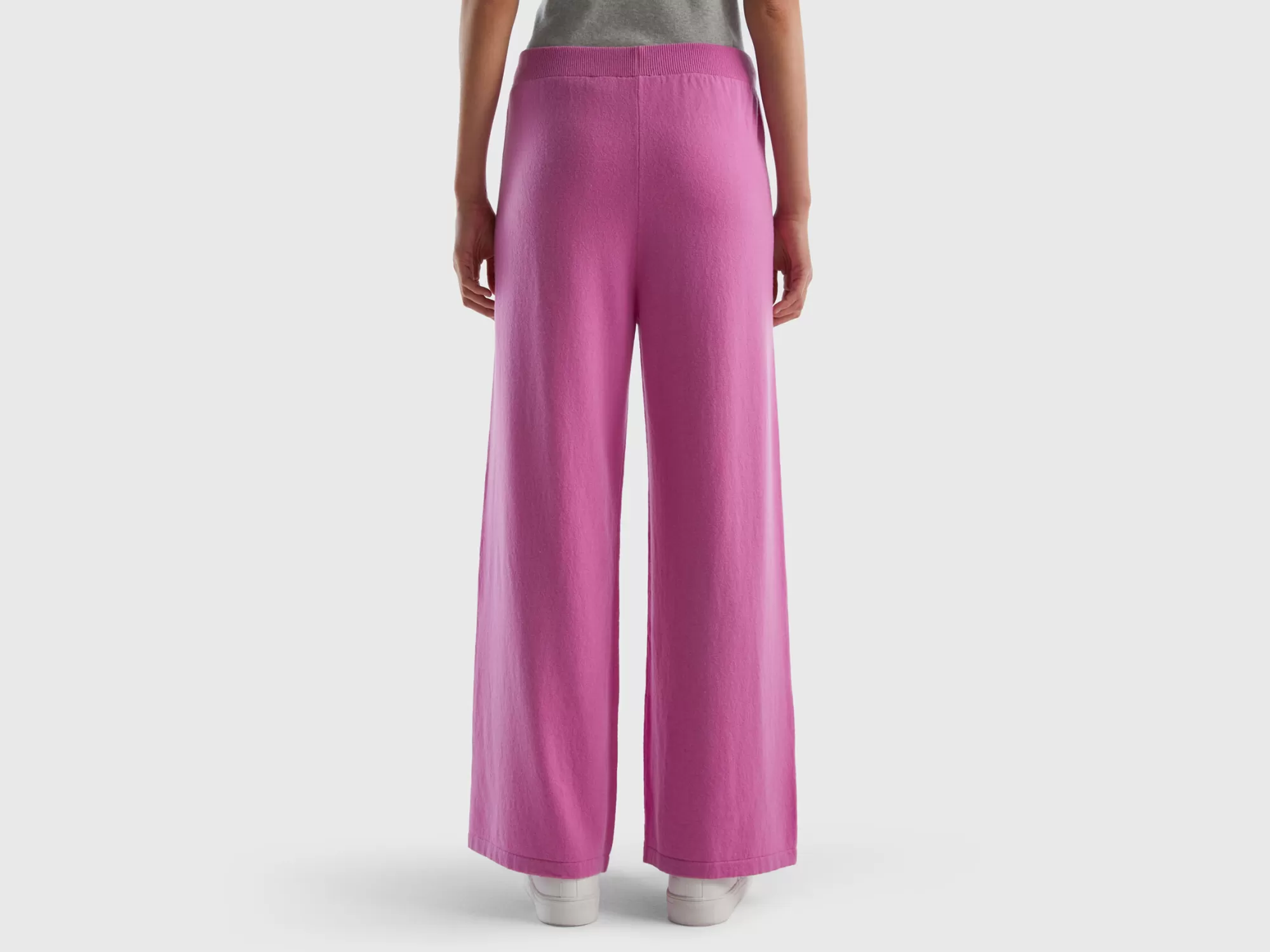 Benetton Pantalonen Mezcla De Lana Y Cachemir-Mujer Pantalones Y Chinos