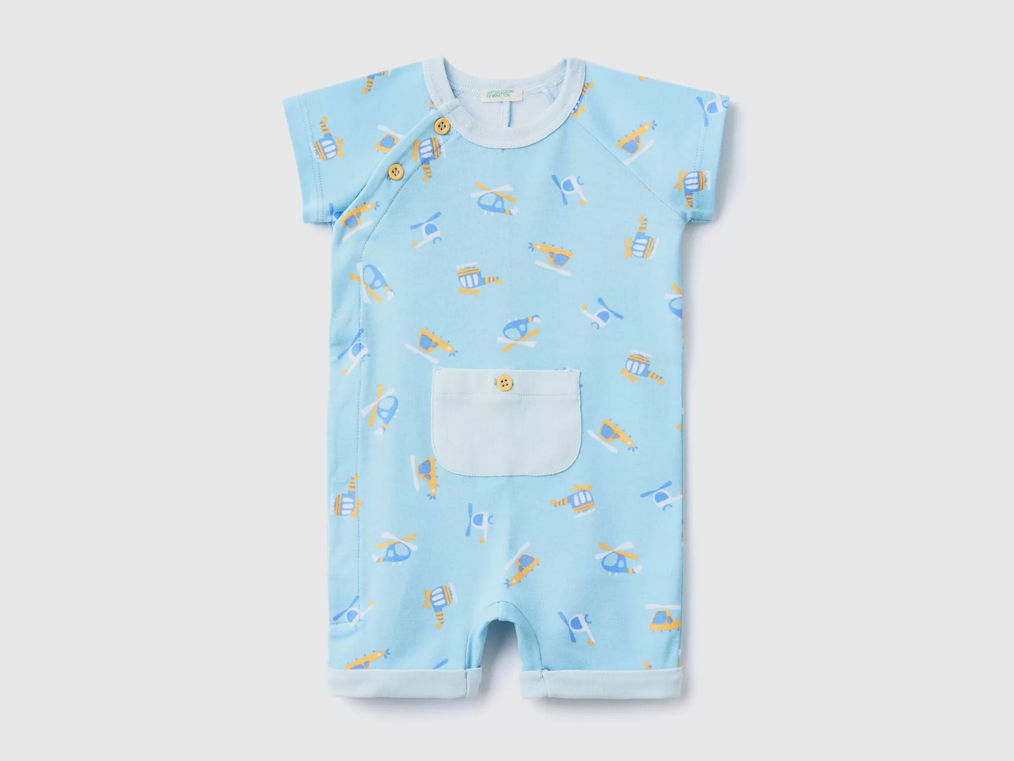 Benetton Pelele Estampado De Algodón Organico-Niños Ropa Interior Y Pijamas