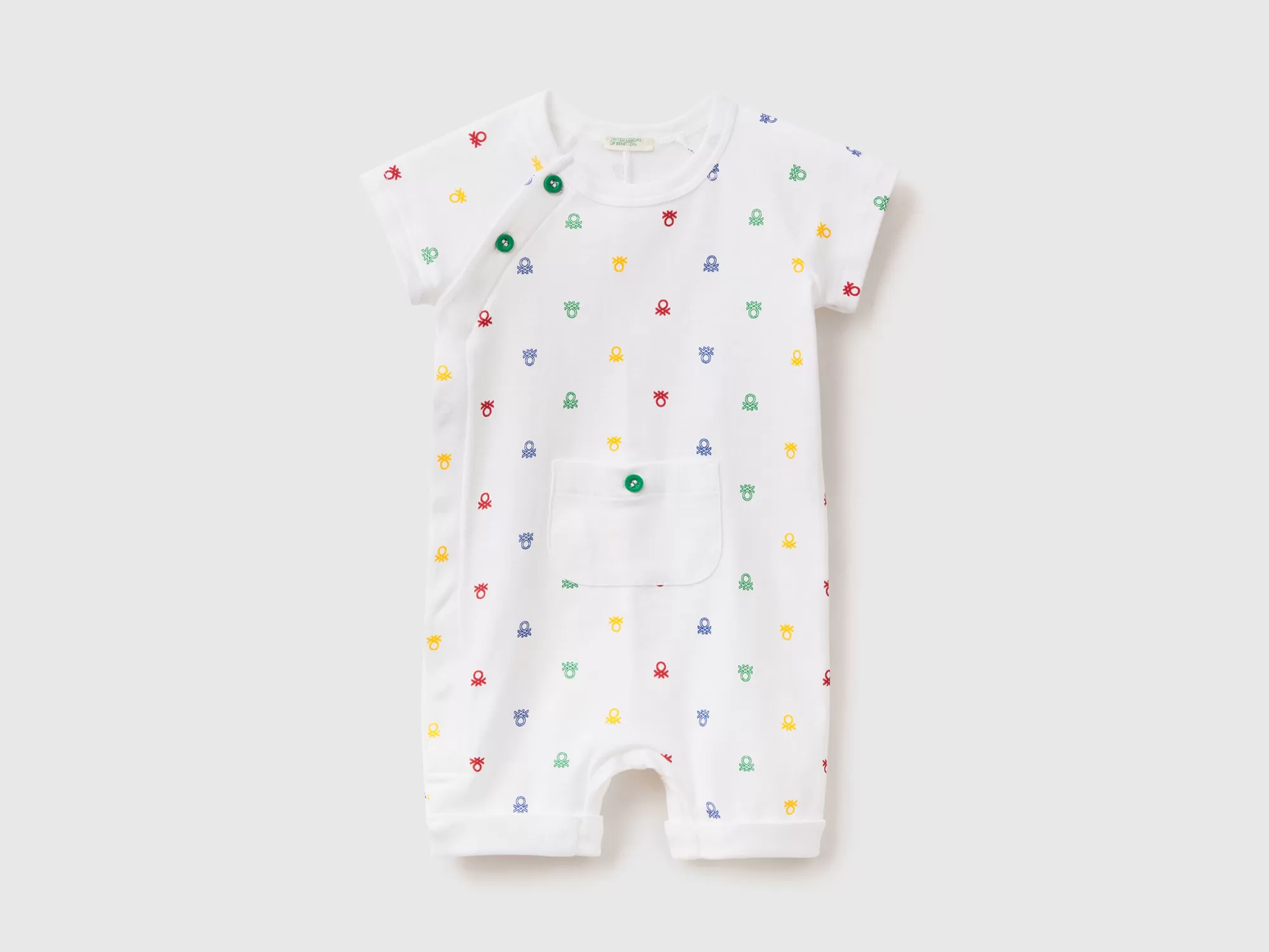 Benetton Pelele Estampado De Algodón Organico-Niños Ropa Interior Y Pijamas