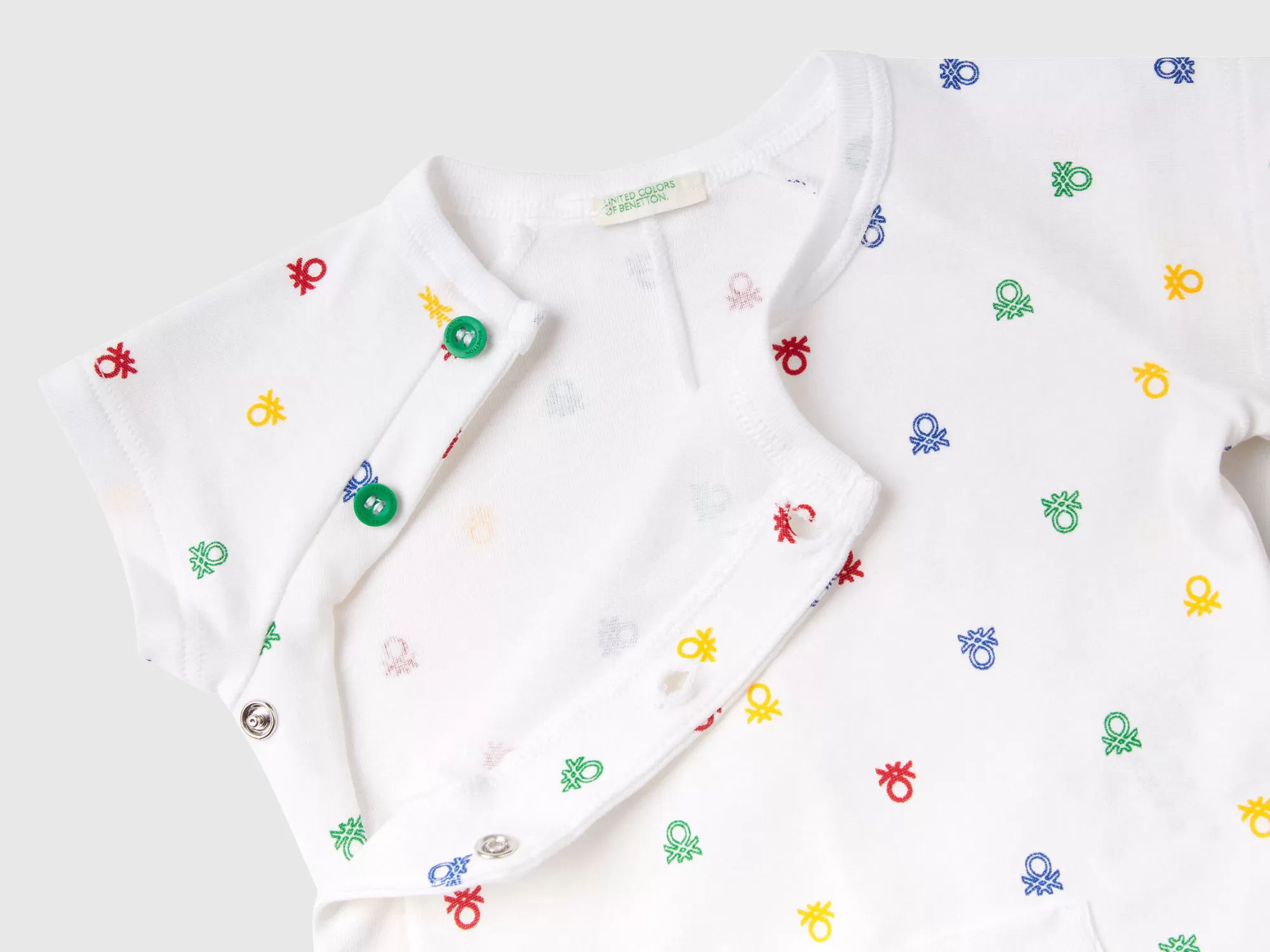 Benetton Pelele Estampado De Algodón Organico-Niños Ropa Interior Y Pijamas