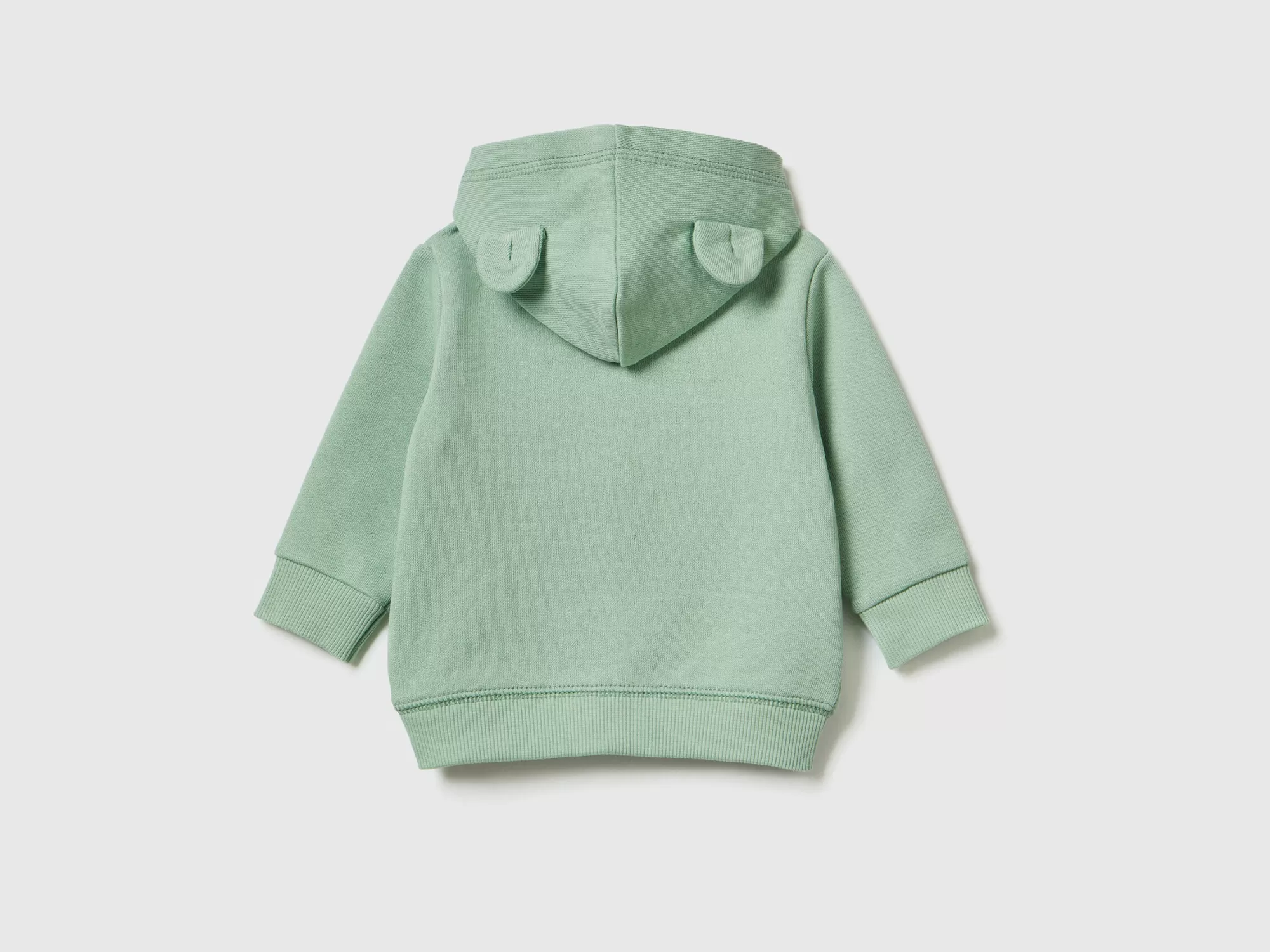 Benetton Peto De Felpa Efecto Vaquero-Niños Vestidos De Algodón Organico