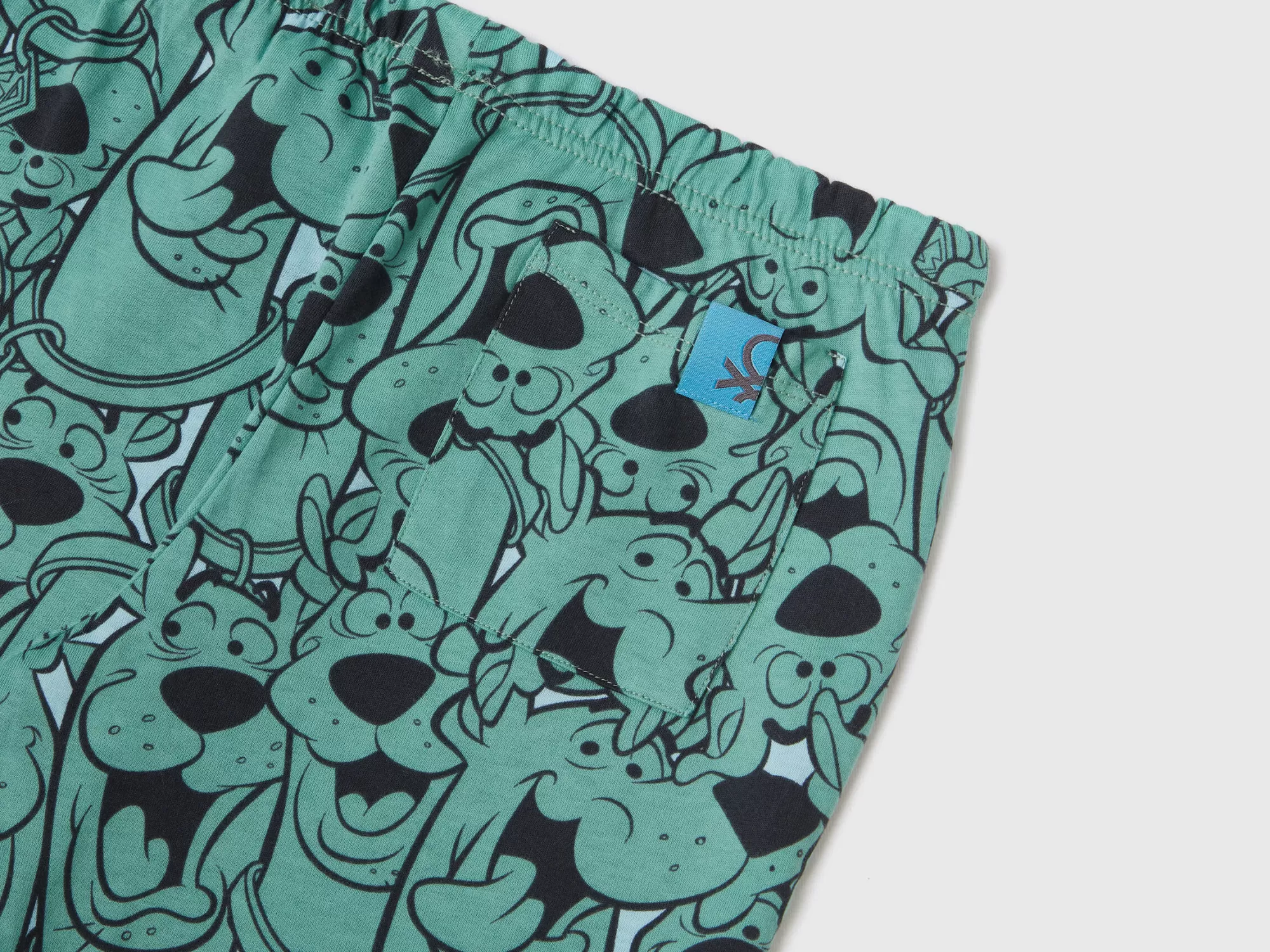 Benetton Pijama Calido De Scooby-Doo-Niños Ropa Interior Y Pijamas