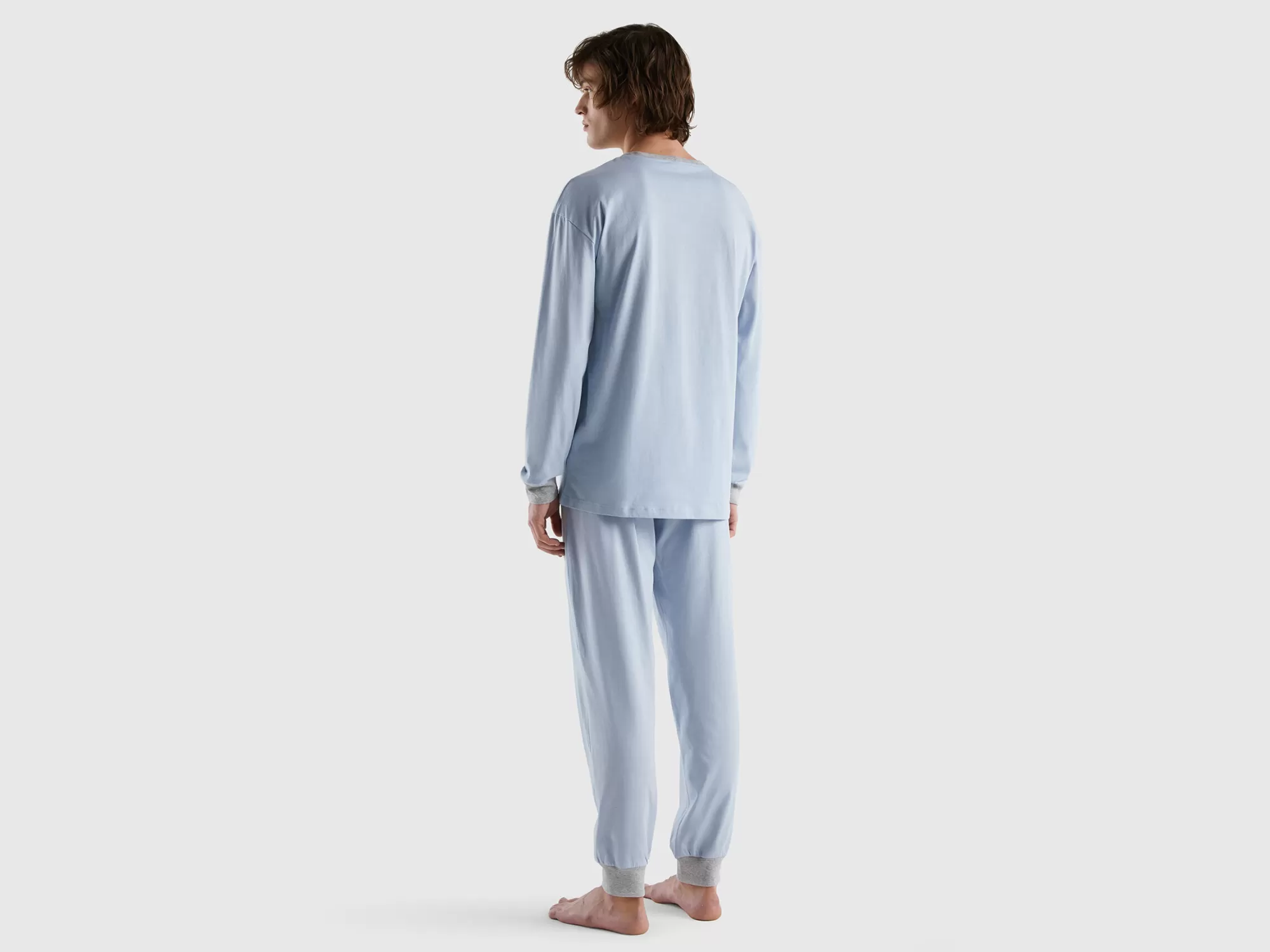 Benetton Pijama Con Bolsa De 100 % Algodón-Hombre Ropa Interior Y Pijamas