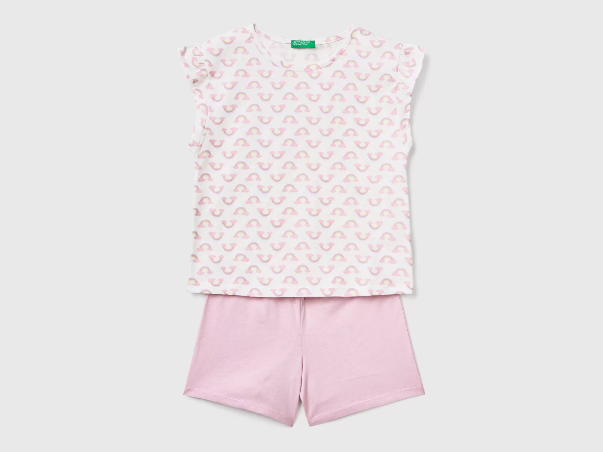 Benetton Pijama Con Estampado Arcoiris-Niños Ropa Interior Y Pijamas