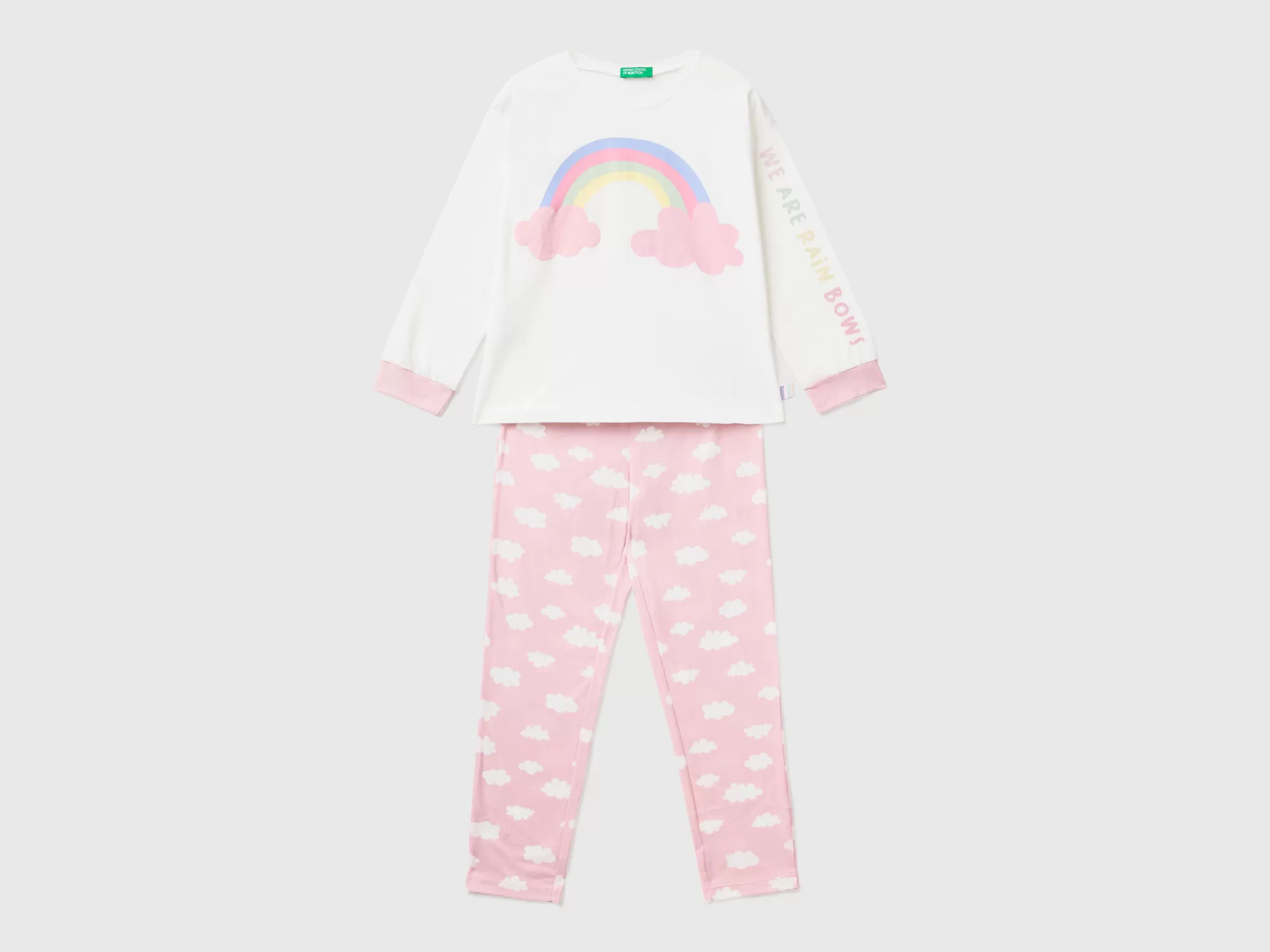 Benetton Pijama Con Estampado De Glitter-Niños Ropa Interior Y Pijamas