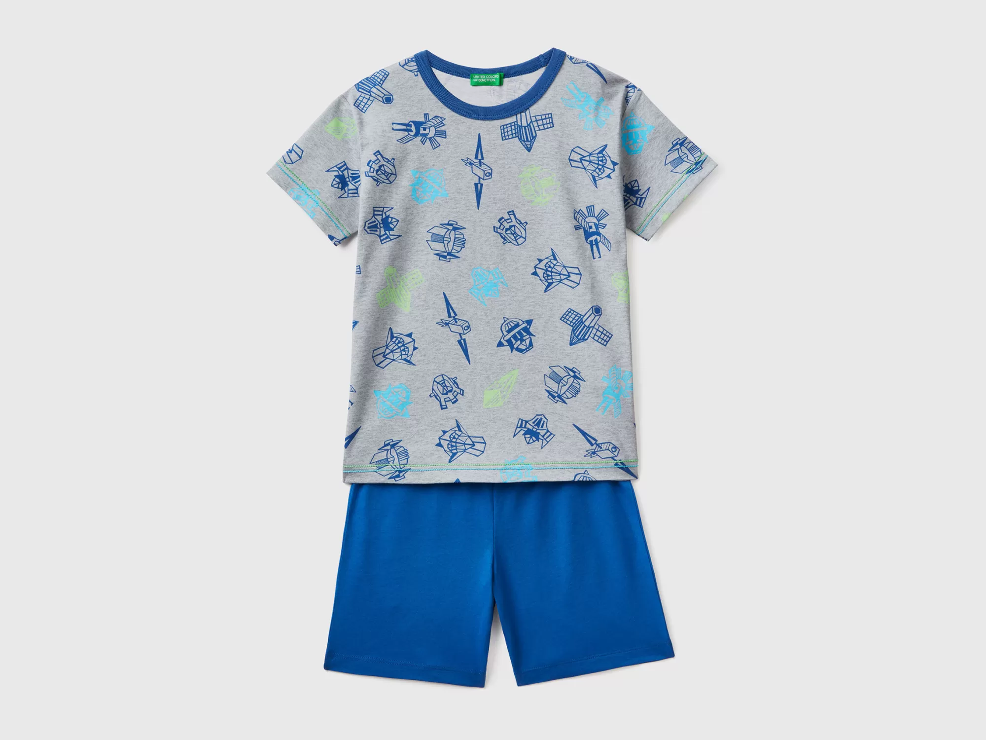 Benetton Pijama Con Estampado Luminiscente-Niños Ropa Interior Y Pijamas